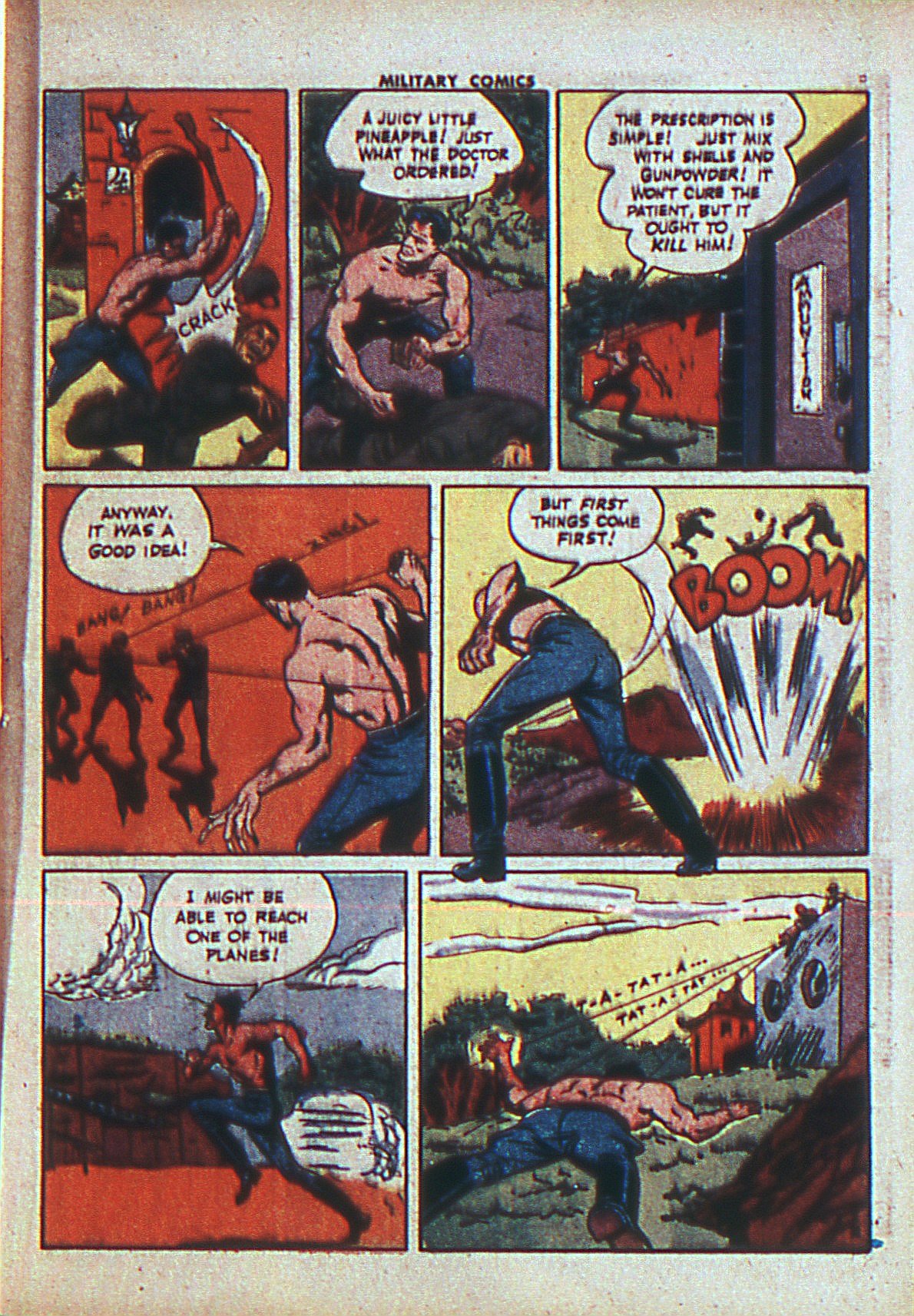 Military Comics #27 (Quality Comics), page 13. Public domain (US).