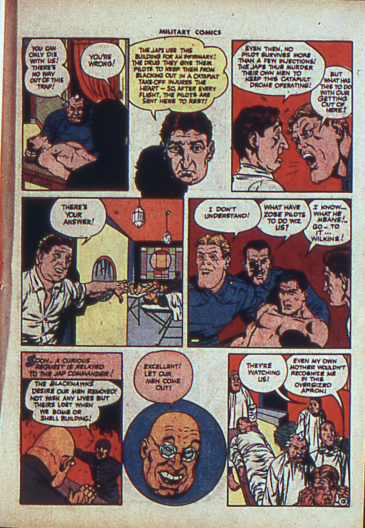 Military Comics #27 (Quality Comics), page 15. Public domain (US).