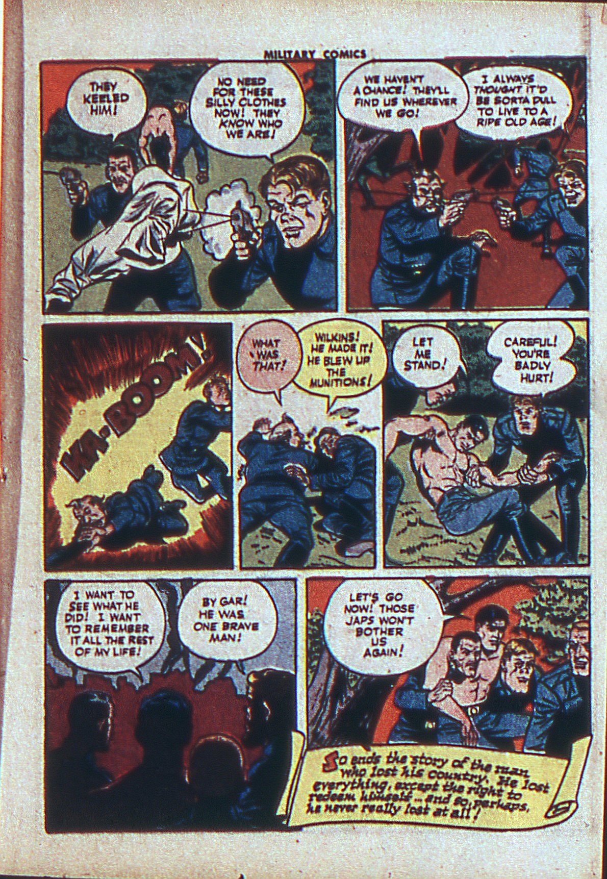 Military Comics #27 (Quality Comics), page 17. Public domain (US).