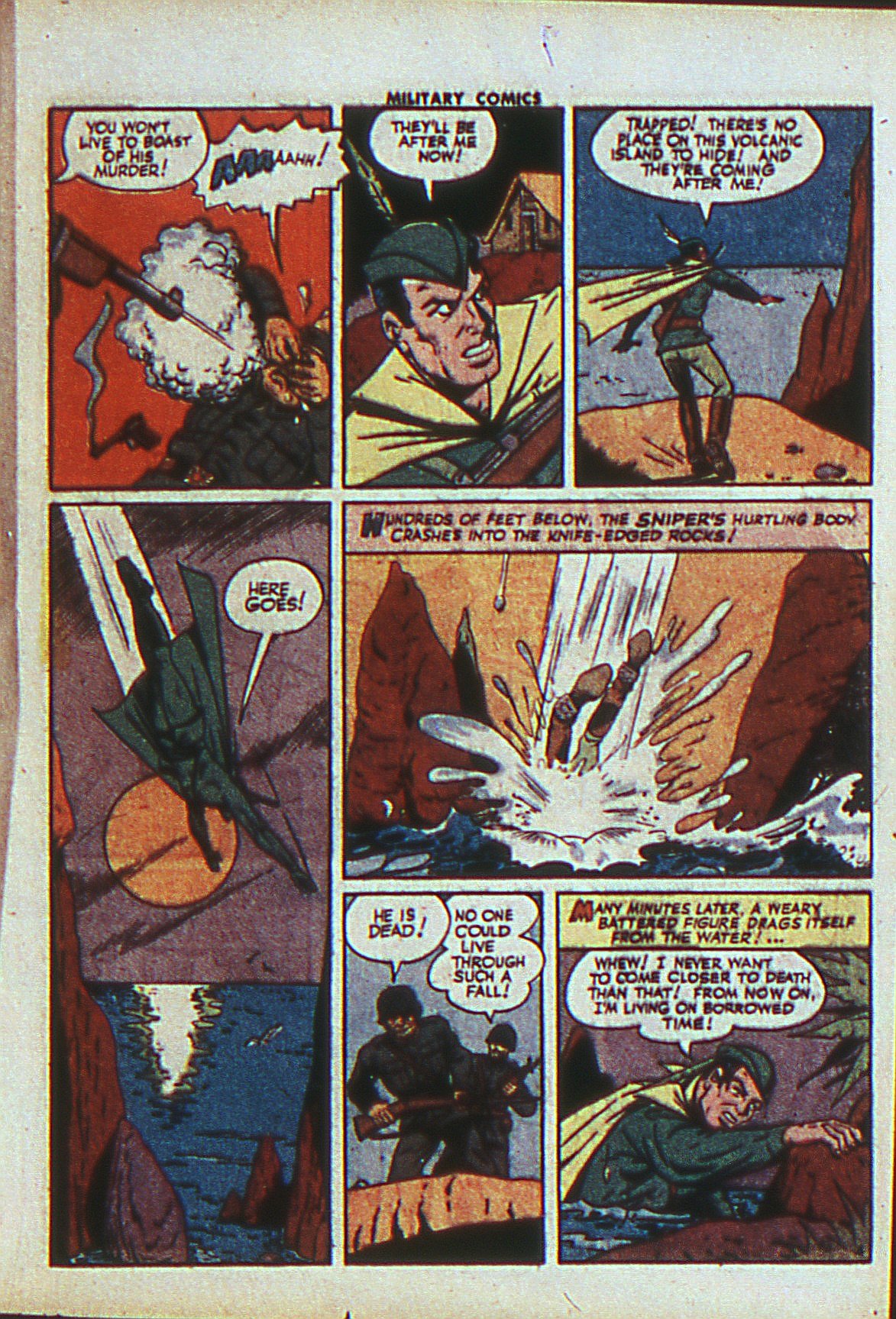 Military Comics #27 (Quality Comics), page 21. Public domain (US).