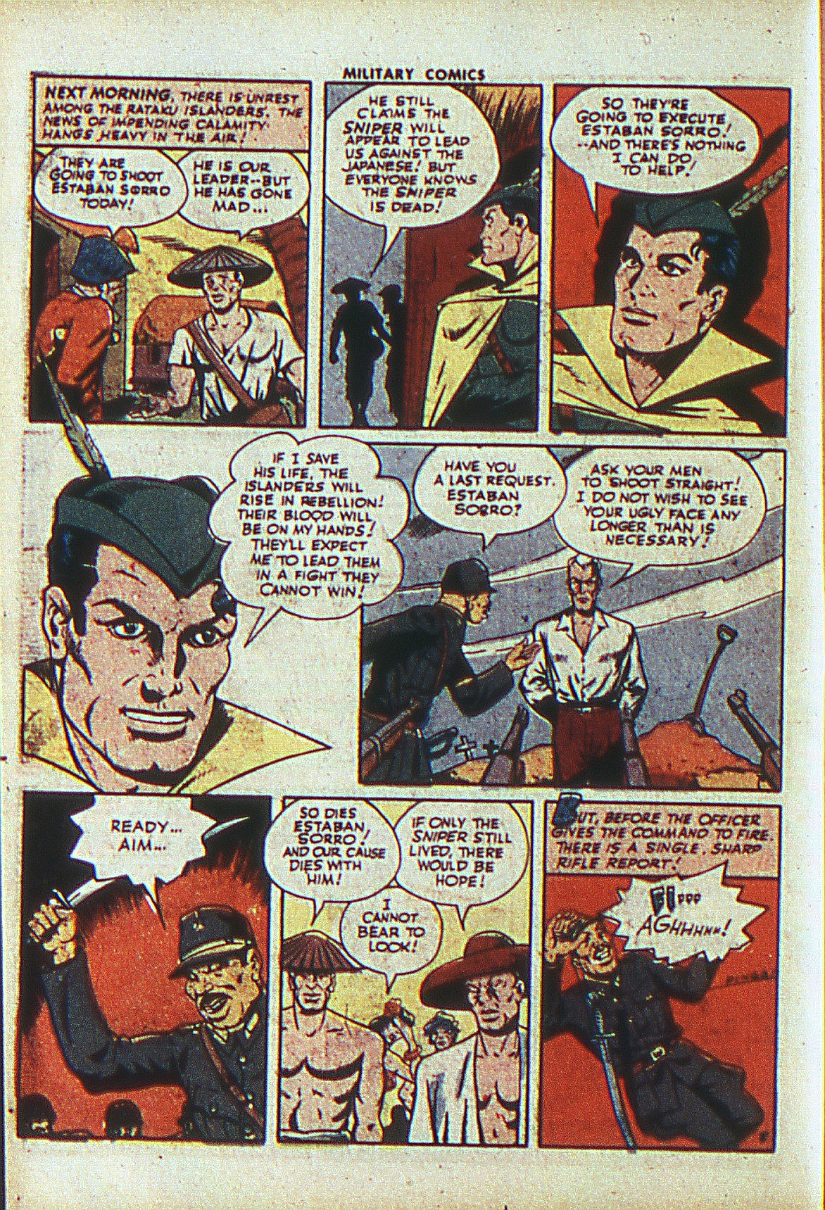 Military Comics #27 (Quality Comics), page 22. Public domain (US).