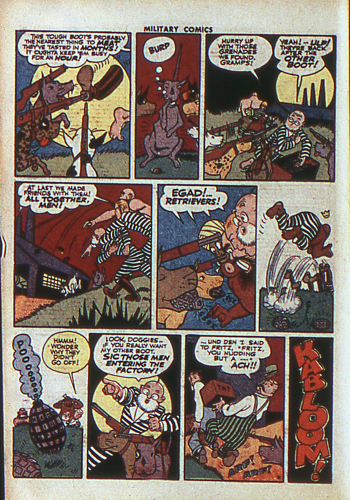 Military Comics #27 (Quality Comics), page 28. Public domain (US).