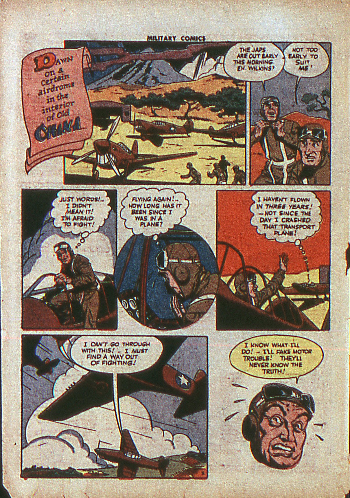 Military Comics #27 (Quality Comics), page 4. Public domain (US).
