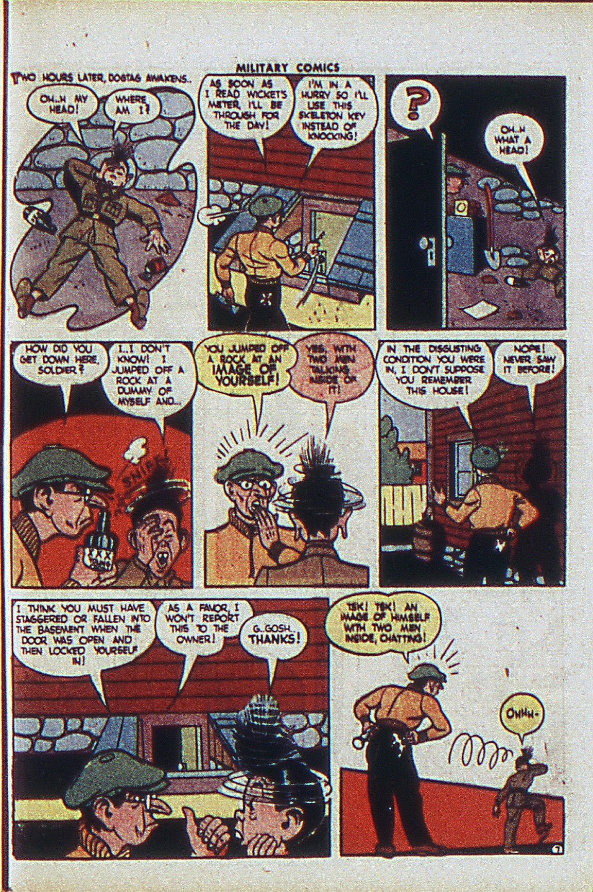 Military Comics #27 (Quality Comics), page 33. Public domain (US).