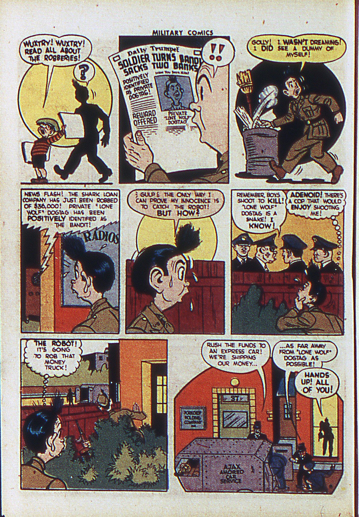 Military Comics #27 (Quality Comics), page 34. Public domain (US).