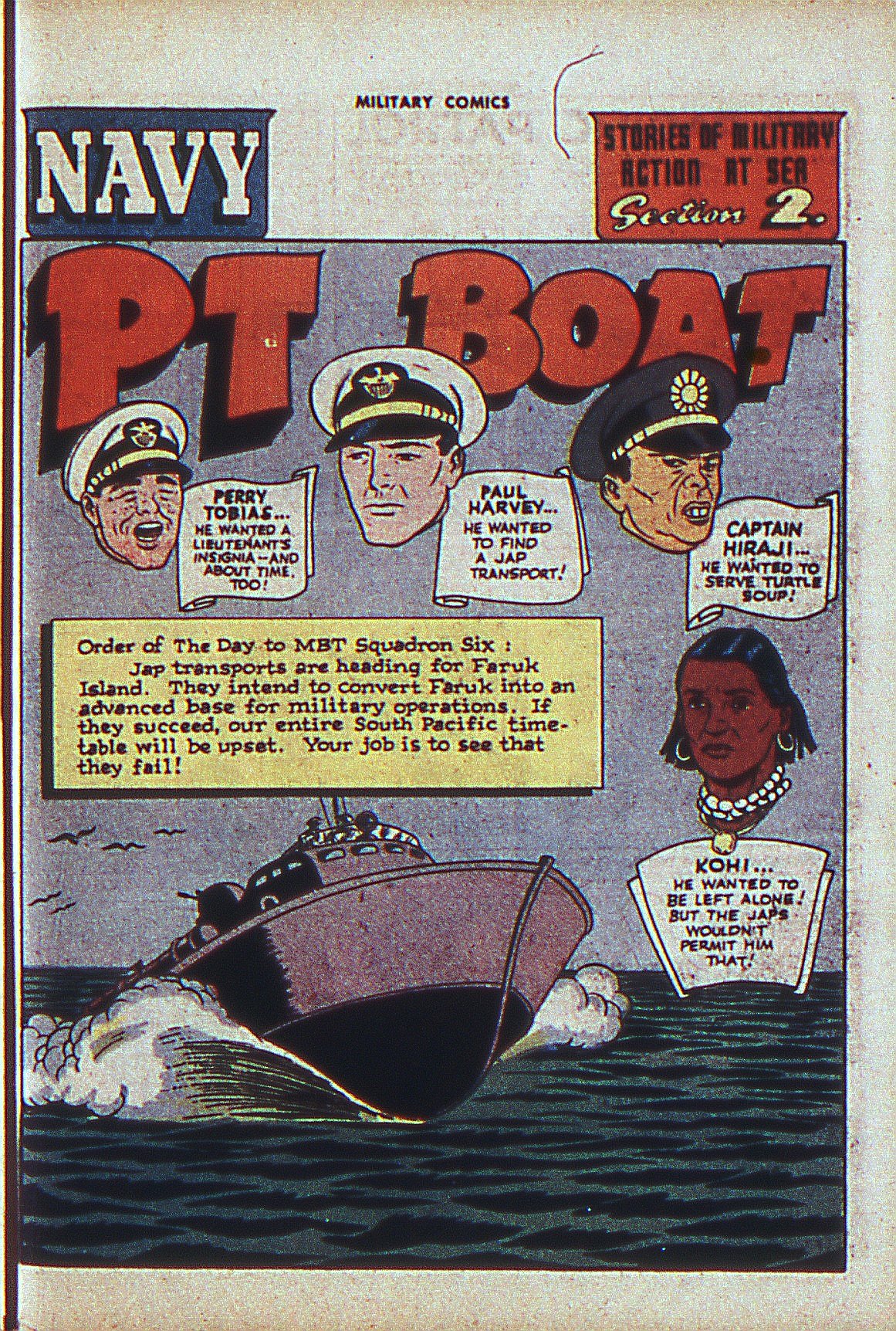 Military Comics #27 (Quality Comics), page 39. Public domain (US).