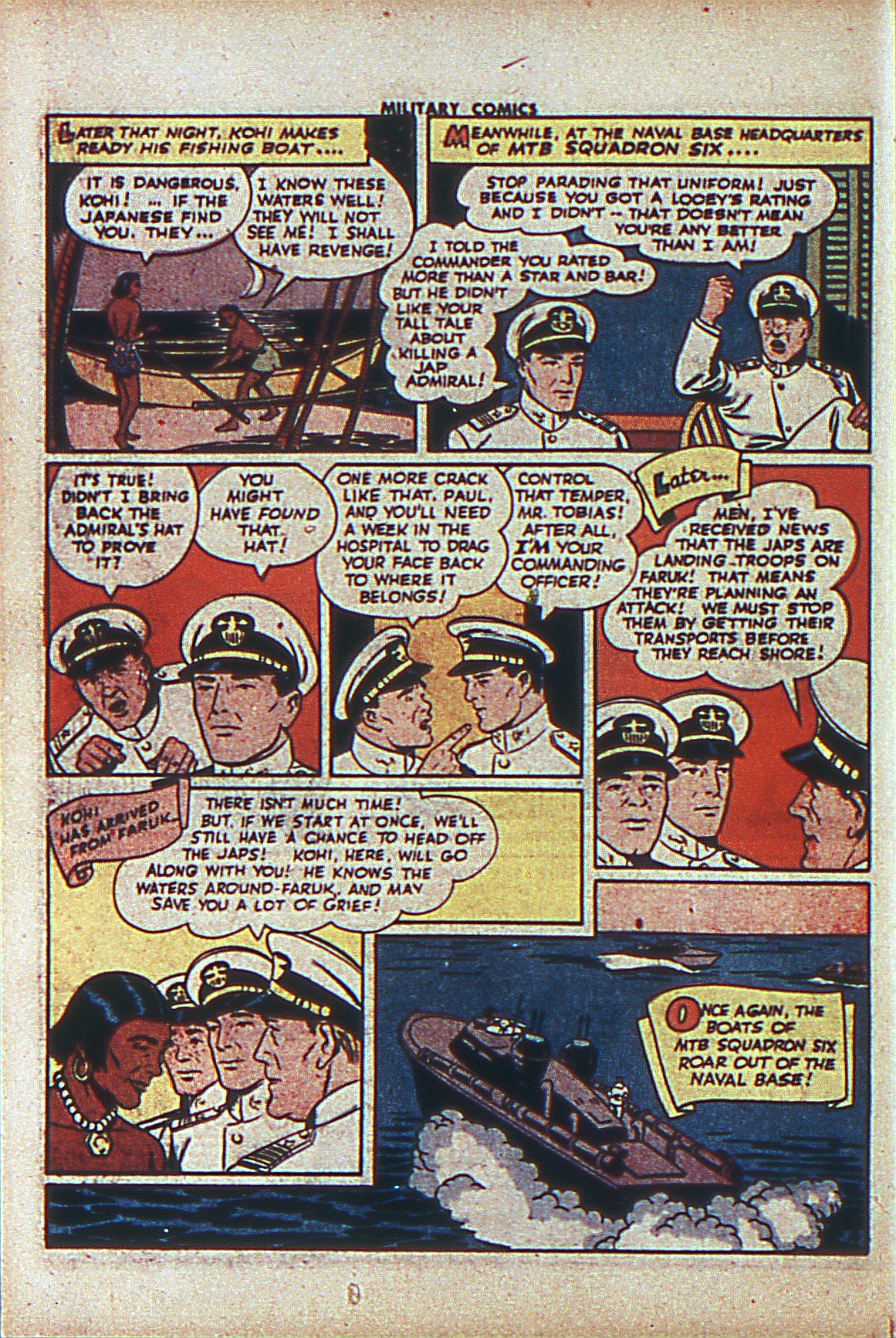 Military Comics #27 (Quality Comics), page 42. Public domain (US).