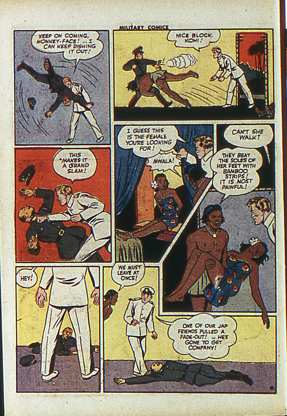 Military Comics #27 (Quality Comics), page 46. Public domain (US).