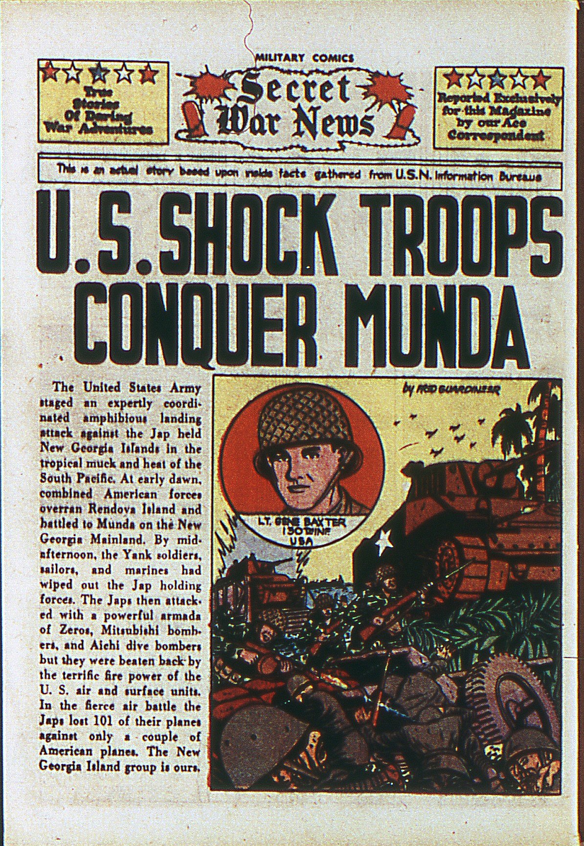 Military Comics #27 (Quality Comics), page 48. Public domain (US).