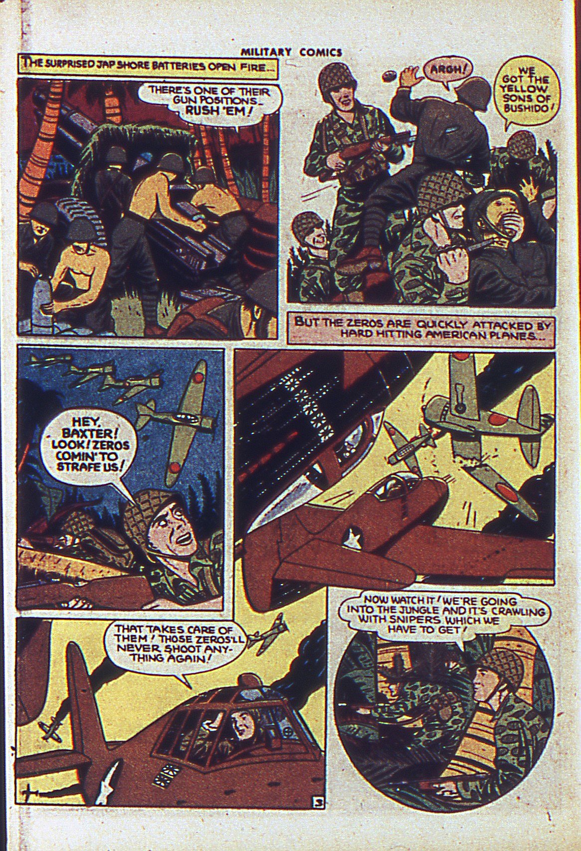 Military Comics #27 (Quality Comics), page 50. Public domain (US).