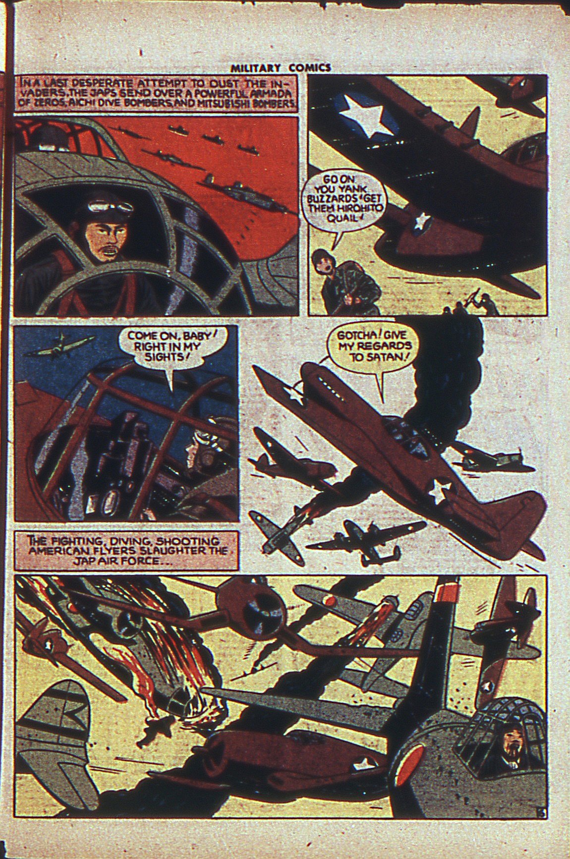 Military Comics #27 (Quality Comics), page 53. Public domain (US).