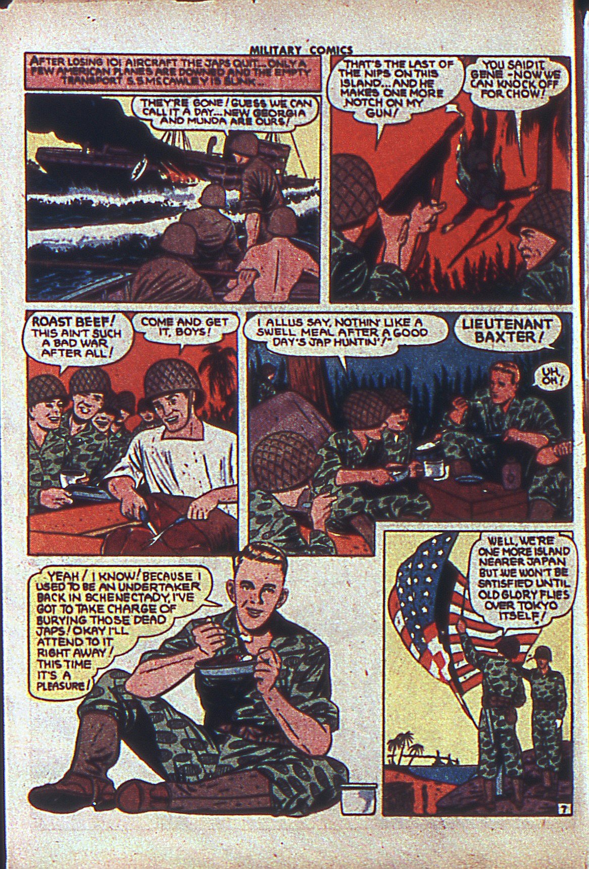 Military Comics #27 (Quality Comics), page 54. Public domain (US).