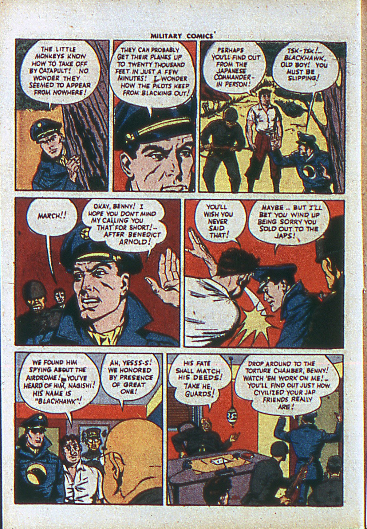 Military Comics #27 (Quality Comics), page 10. Public domain (US).