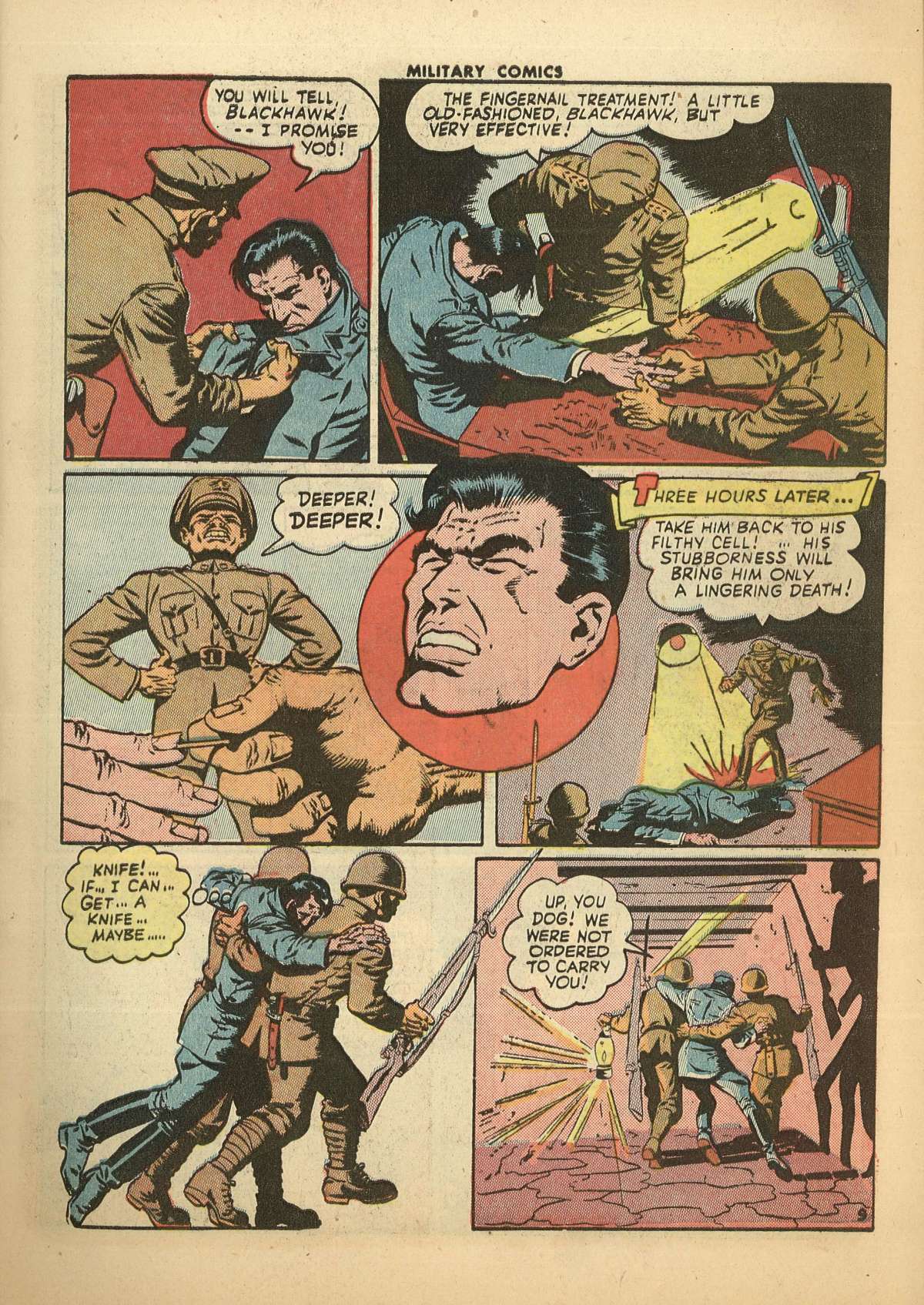 Military Comics #28 (Quality Comics), page 11. Public domain (US).