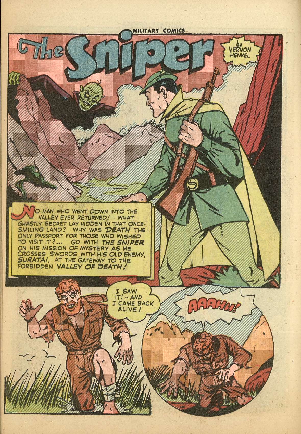 Military Comics #28 (Quality Comics), page 22. Public domain (US).