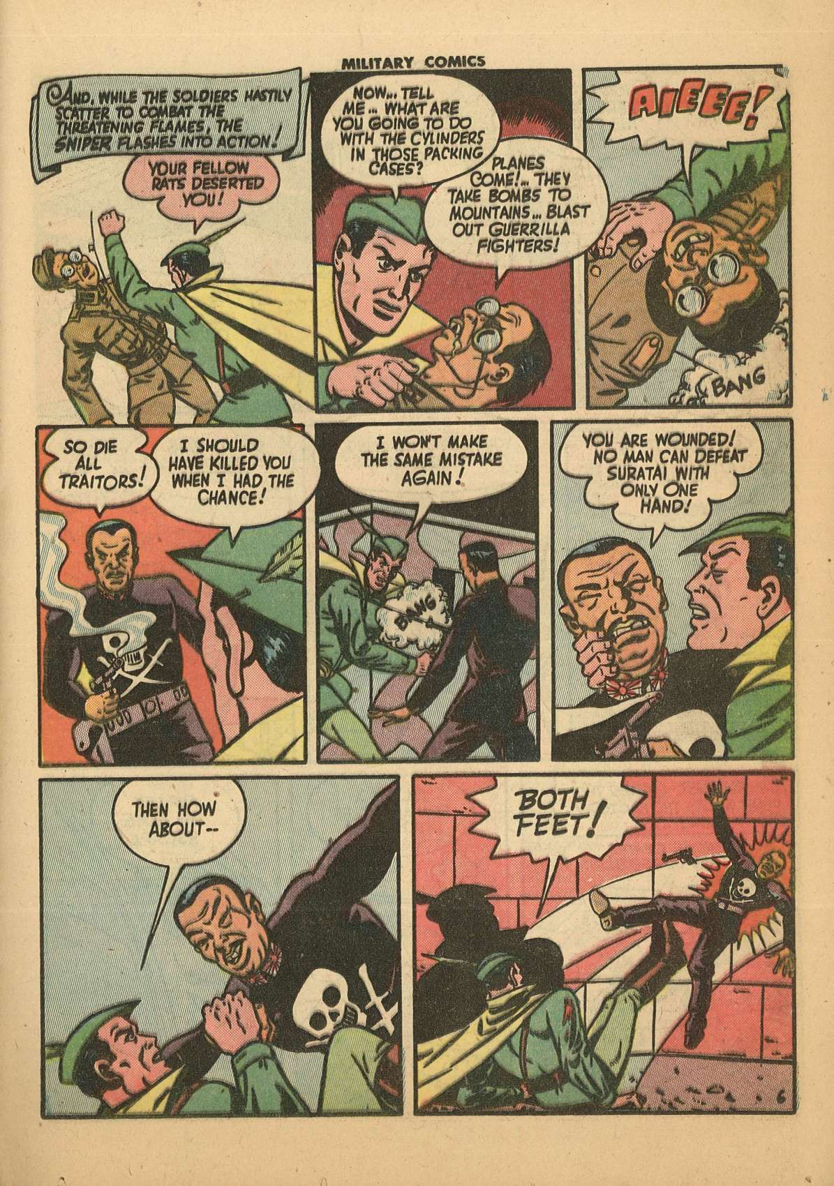 Military Comics #28 (Quality Comics), page 27. Public domain (US).