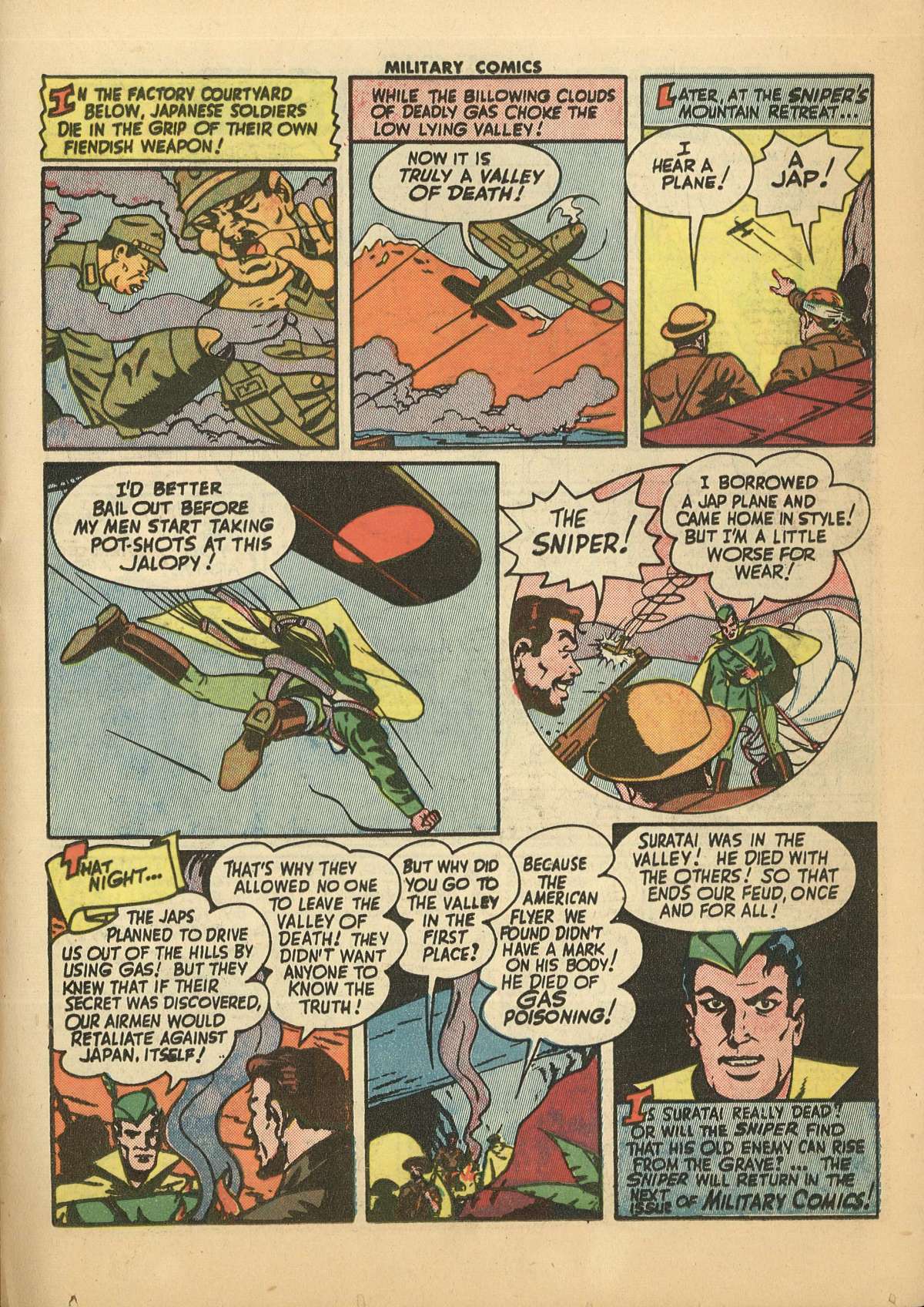 Military Comics #28 (Quality Comics), page 29. Public domain (US).