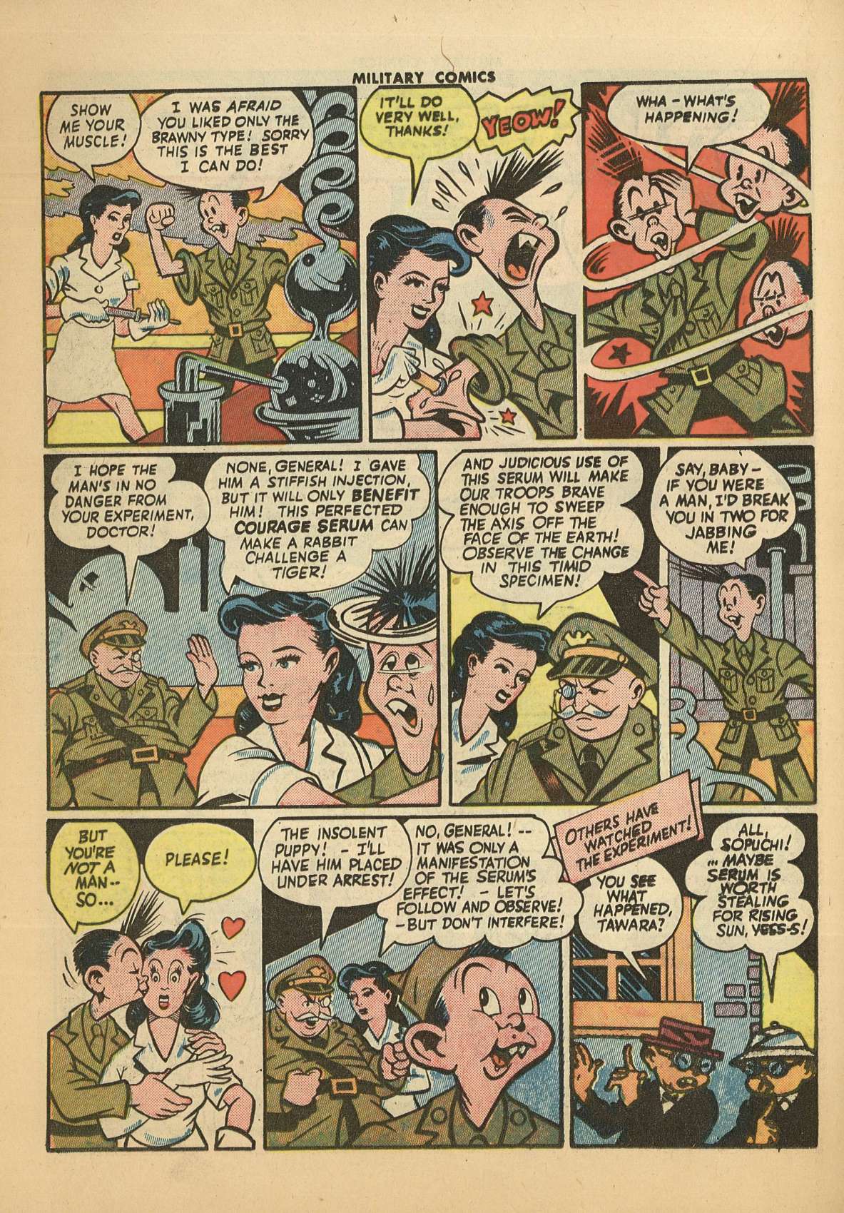 Military Comics #28 (Quality Comics), page 32. Public domain (US).
