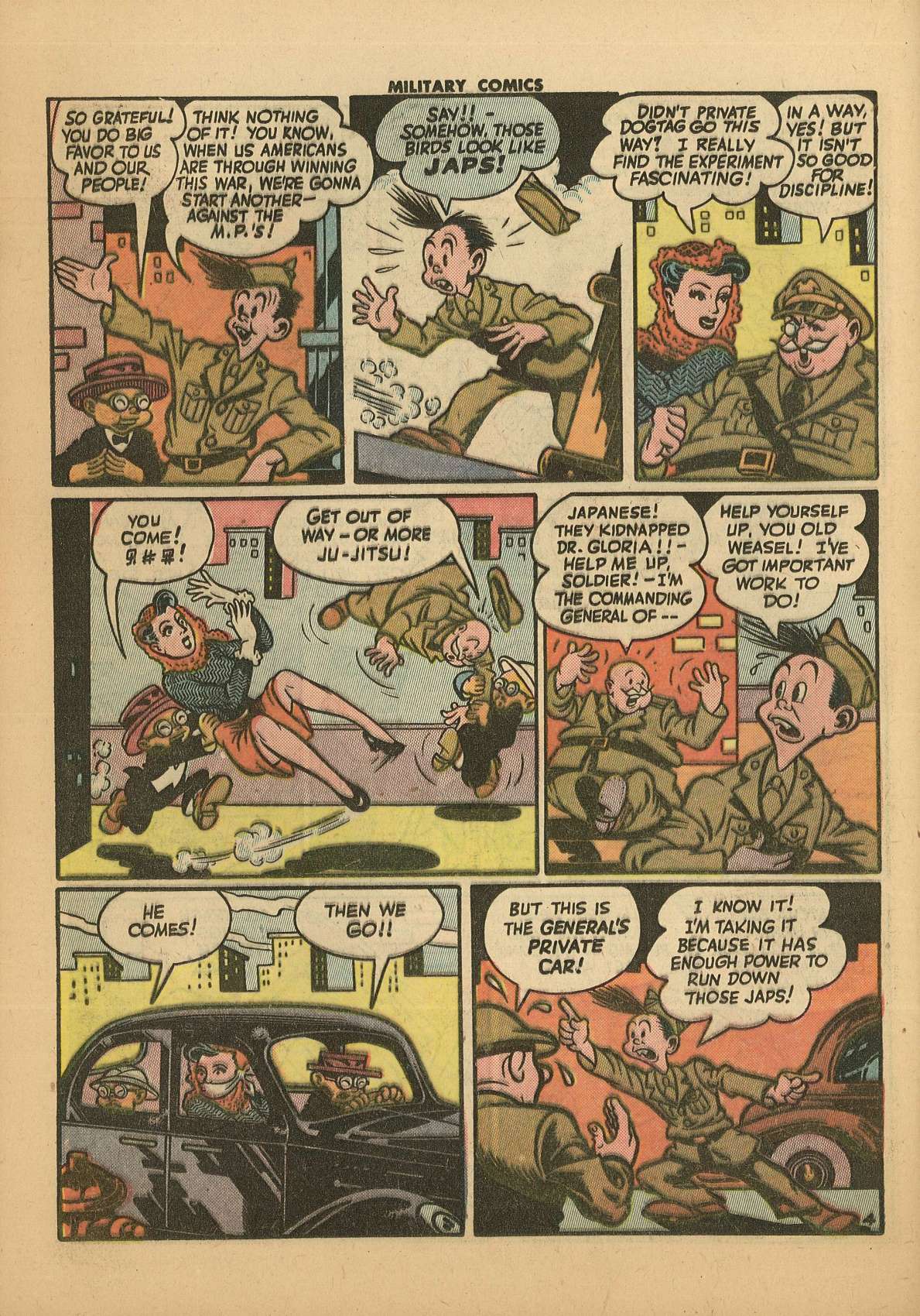 Military Comics #28 (Quality Comics), page 34. Public domain (US).