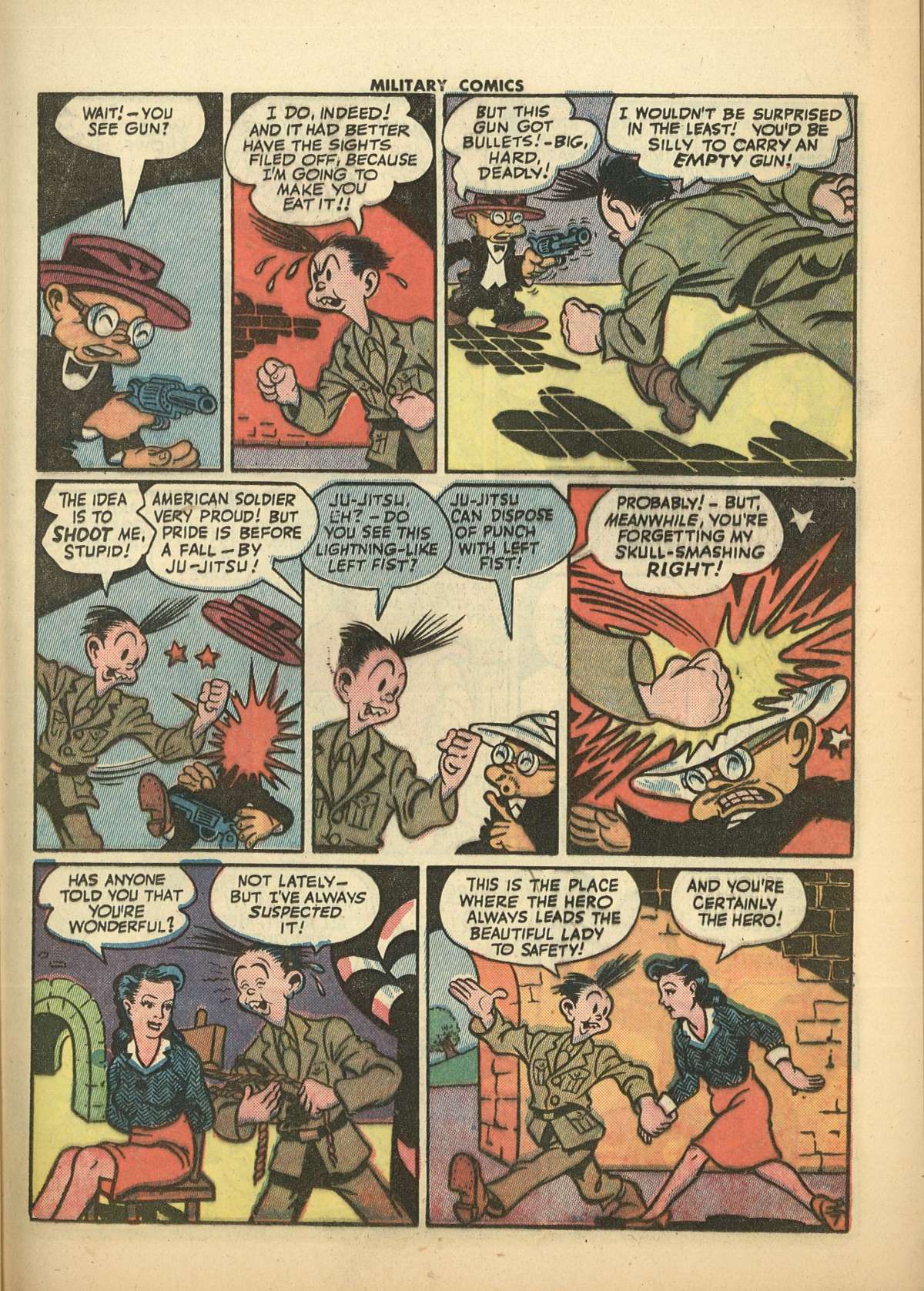 Military Comics #28 (Quality Comics), page 37. Public domain (US).