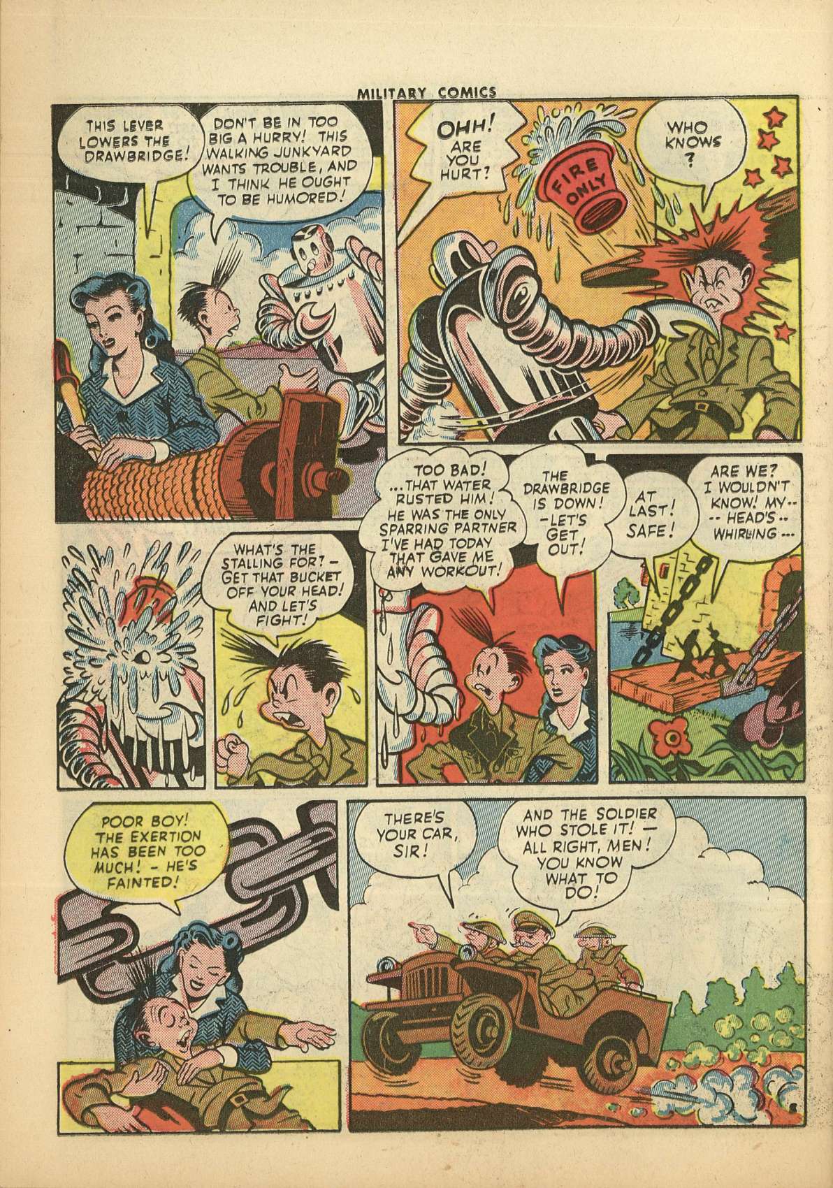 Military Comics #28 (Quality Comics), page 38. Public domain (US).