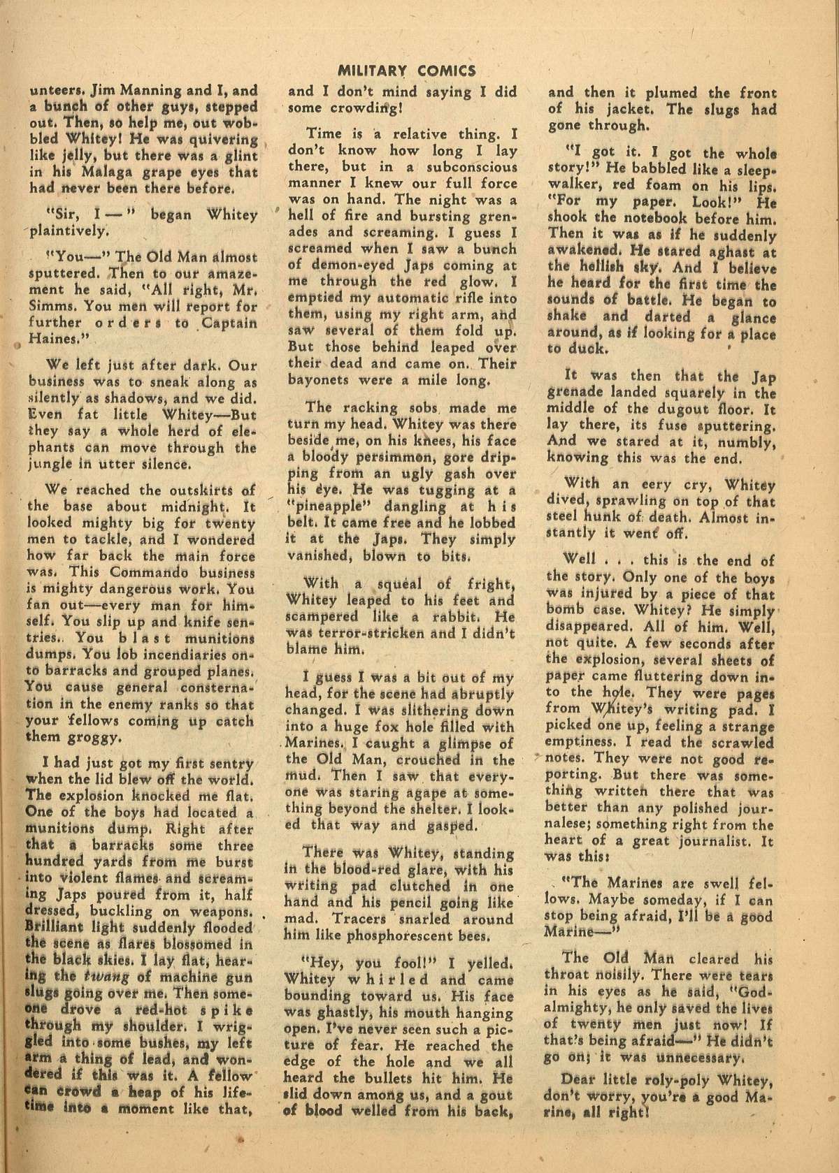 Military Comics #28 (Quality Comics), page 41. Public domain (US).