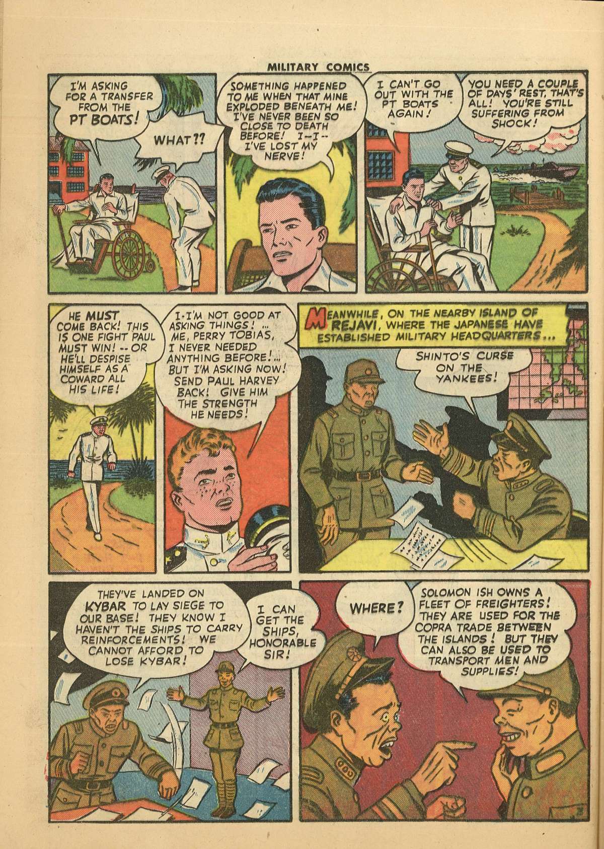 Military Comics #28 (Quality Comics), page 44. Public domain (US).