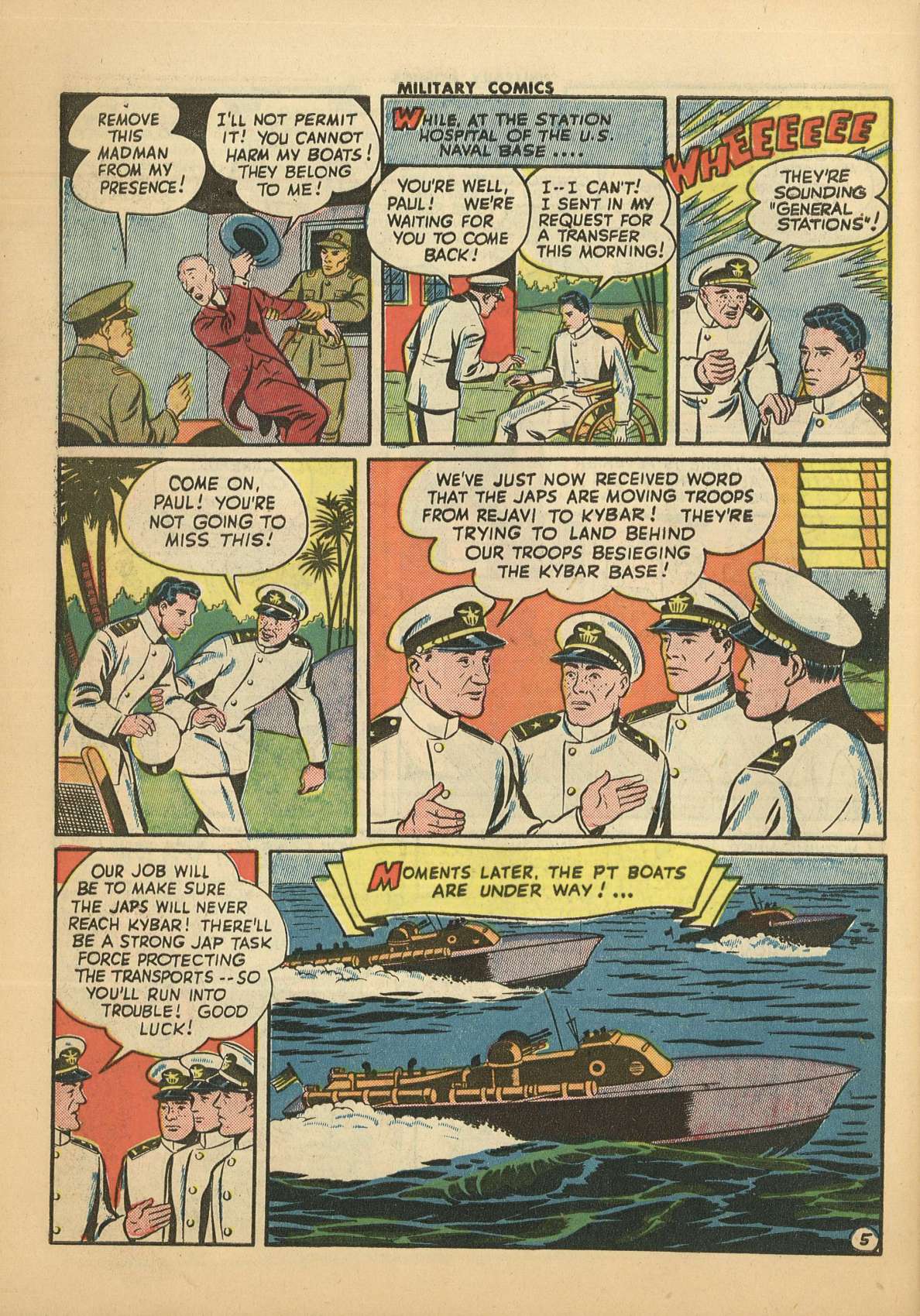 Military Comics #28 (Quality Comics), page 46. Public domain (US).