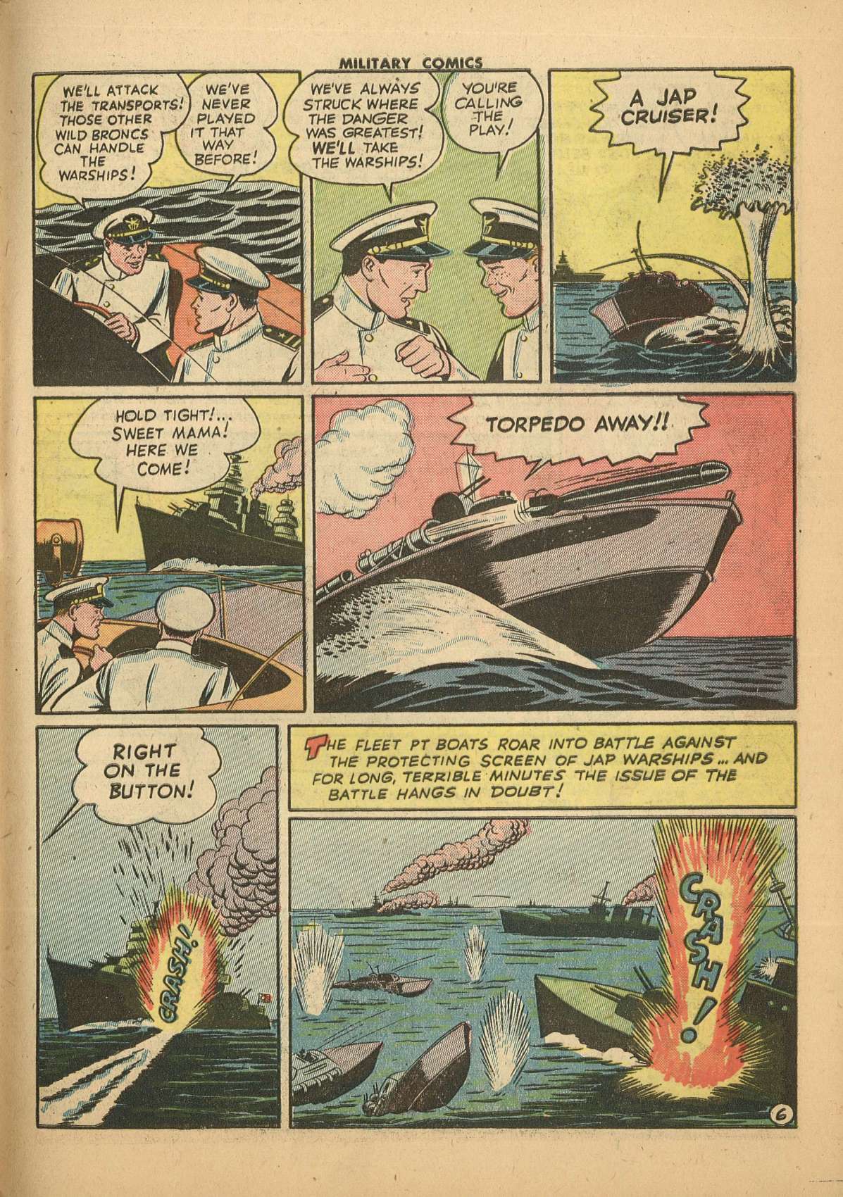 Military Comics #28 (Quality Comics), page 47. Public domain (US).