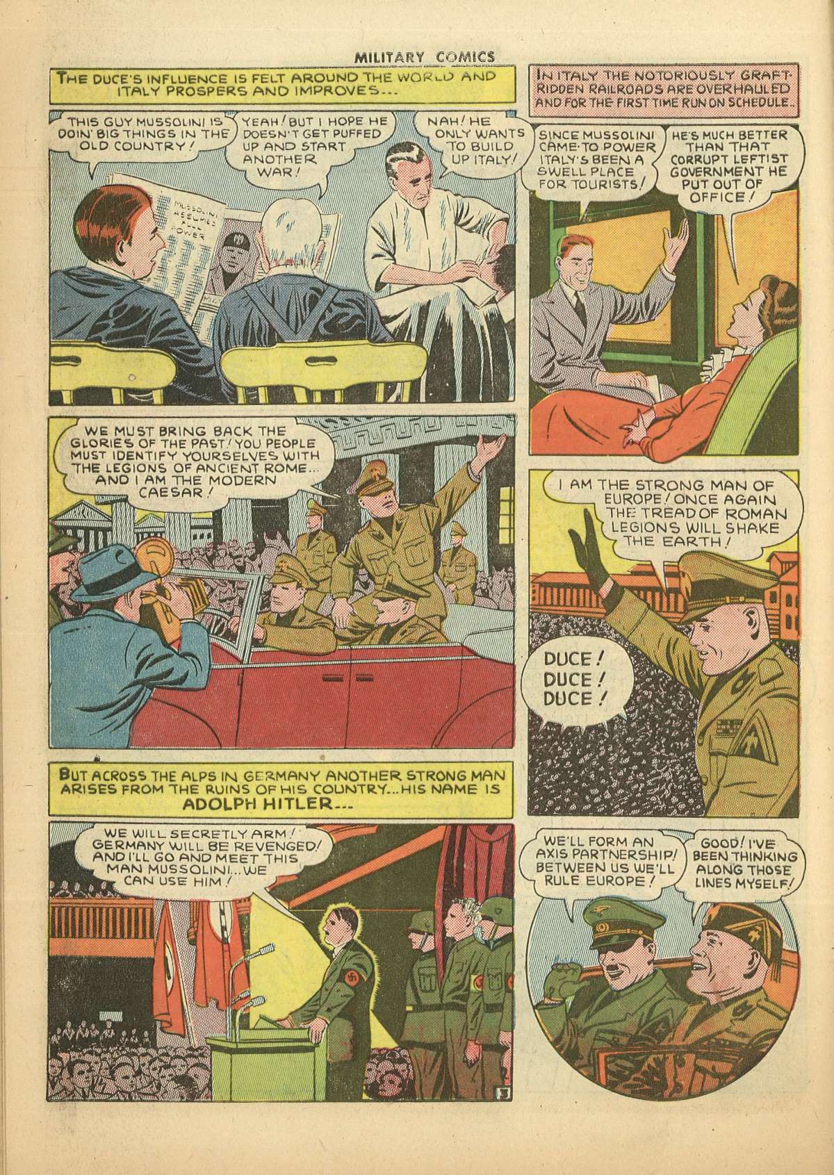 Military Comics #28 (Quality Comics), page 54. Public domain (US).