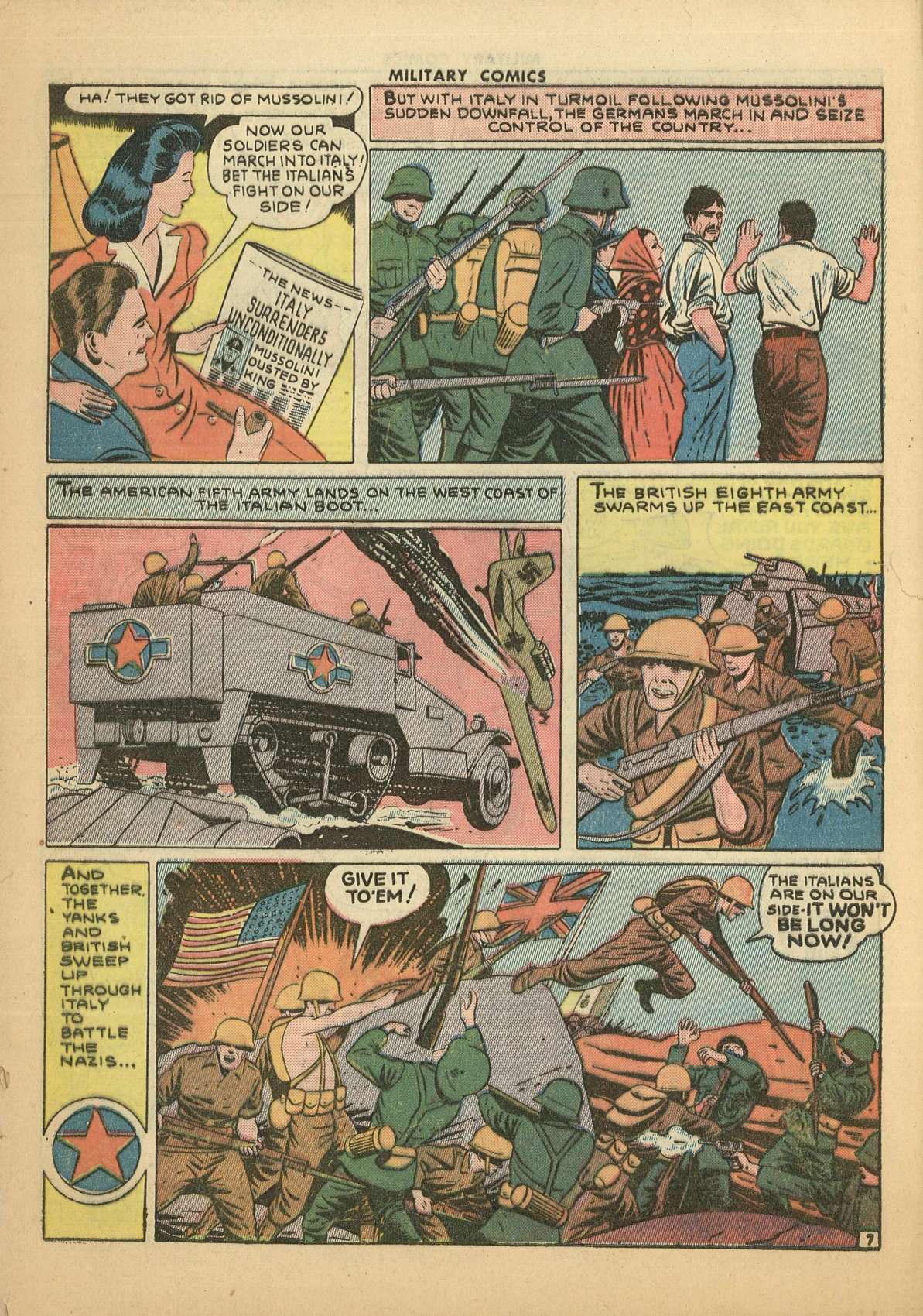 Military Comics #28 (Quality Comics), page 58. Public domain (US).