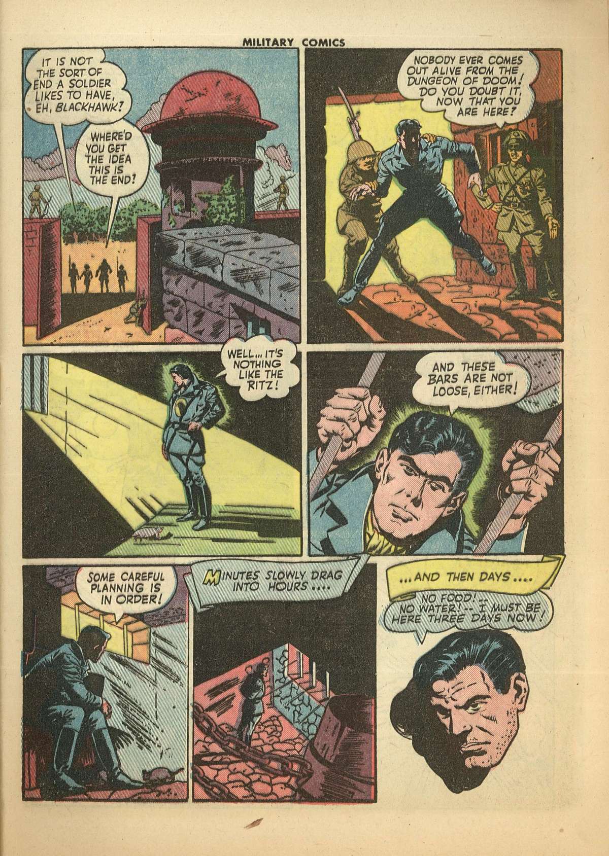 Military Comics #28 (Quality Comics), page 9. Public domain (US).