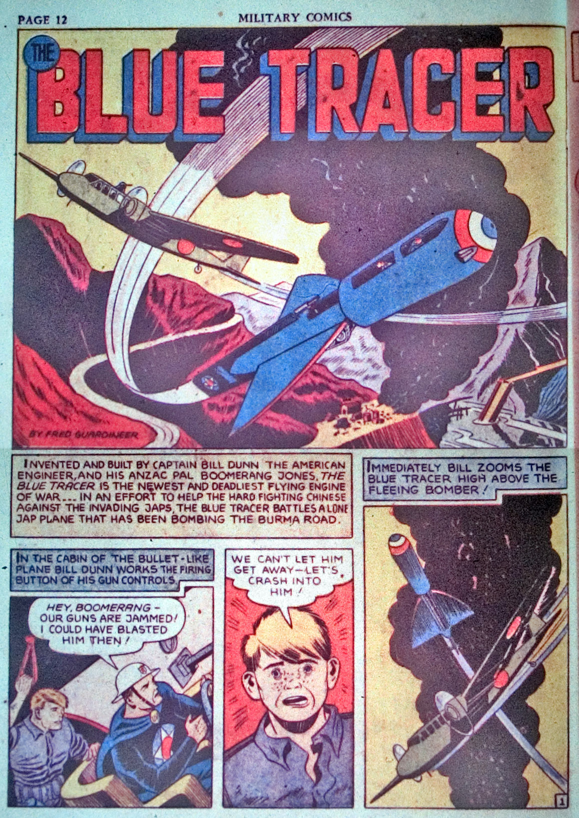 Military Comics #3 (Quality Comics), page 14. Public domain (US).