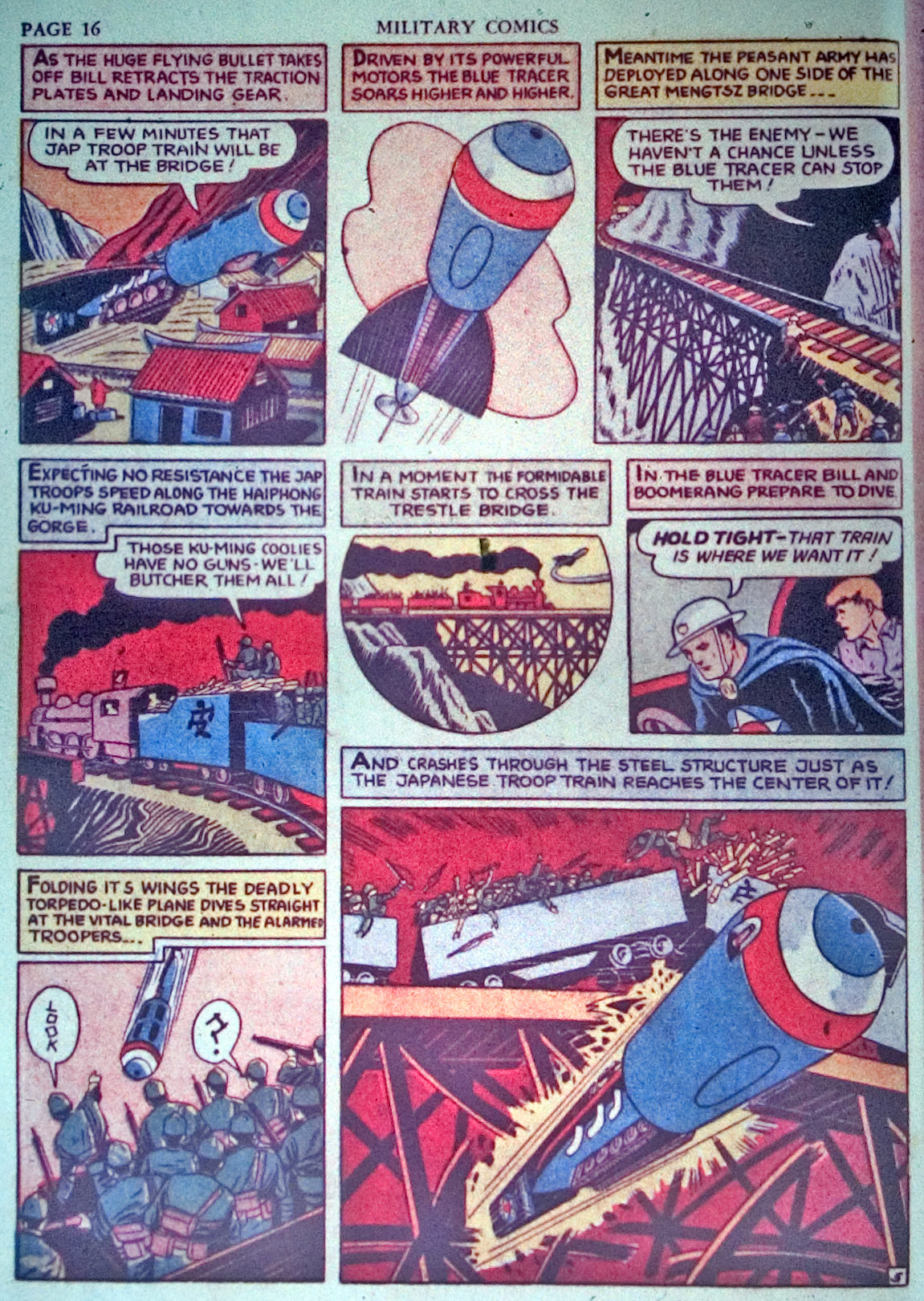 Military Comics #3 (Quality Comics), page 18. Public domain (US).