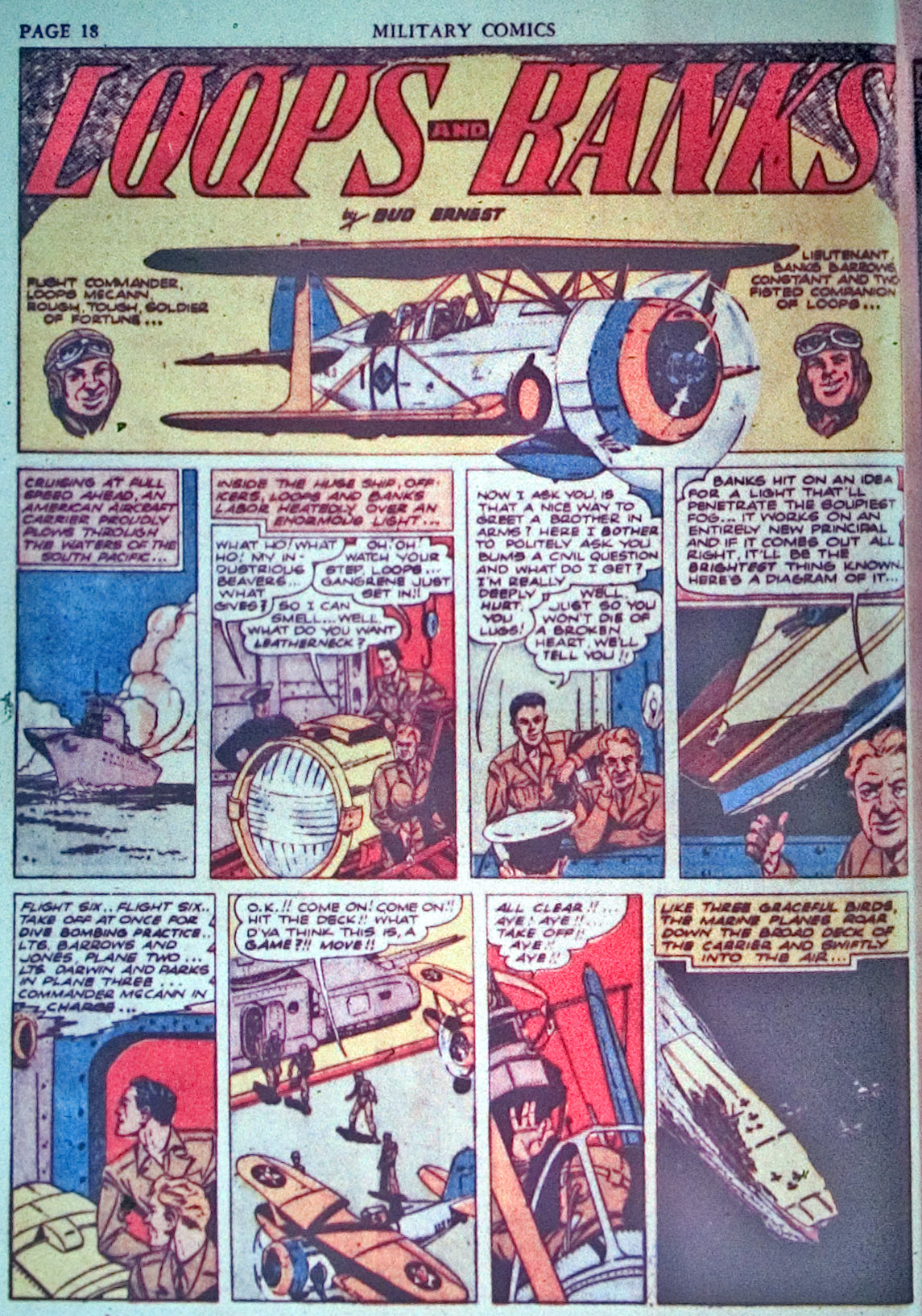 Military Comics #3 (Quality Comics), page 20. Public domain (US).