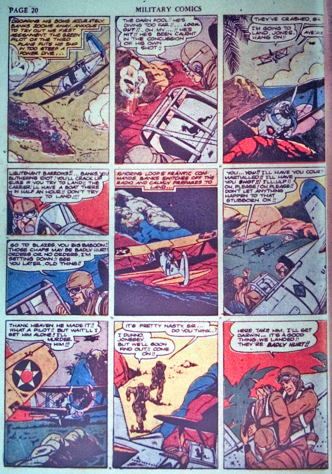 Military Comics #3 (Quality Comics), page 22. Public domain (US).