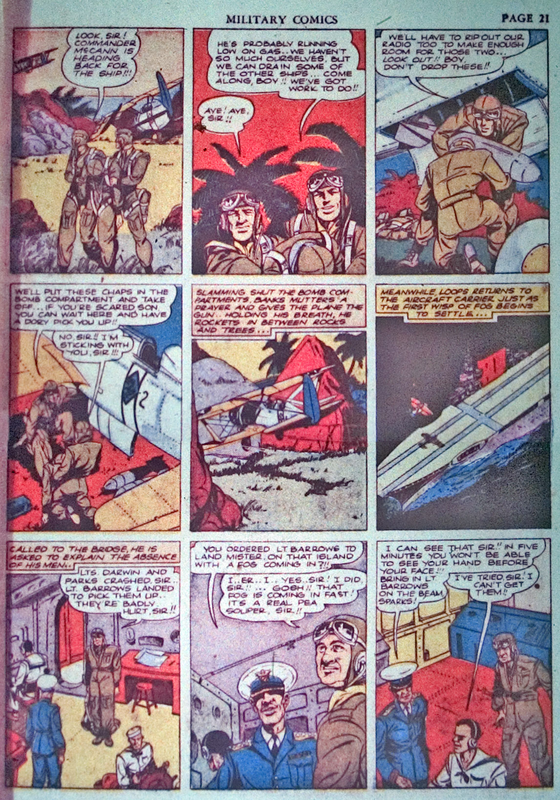 Military Comics #3 (Quality Comics), page 23. Public domain (US).