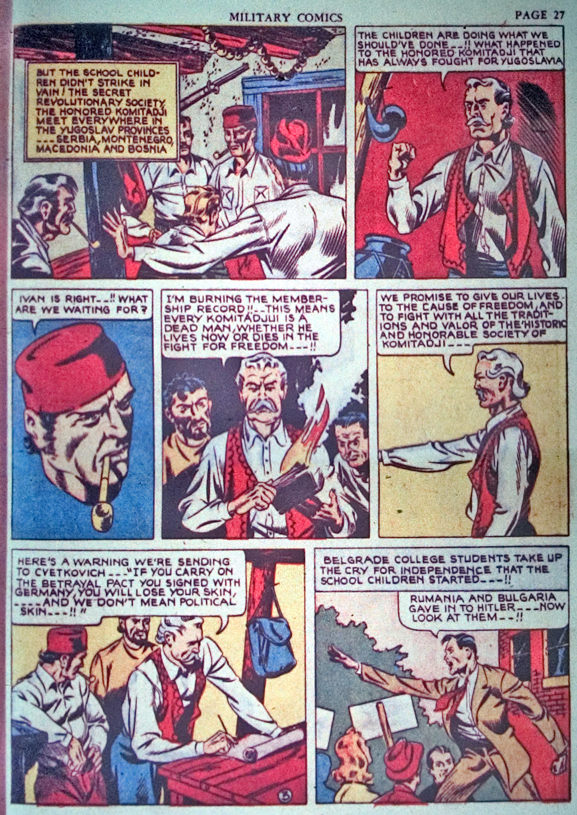 Military Comics #3 (Quality Comics), page 29. Public domain (US).