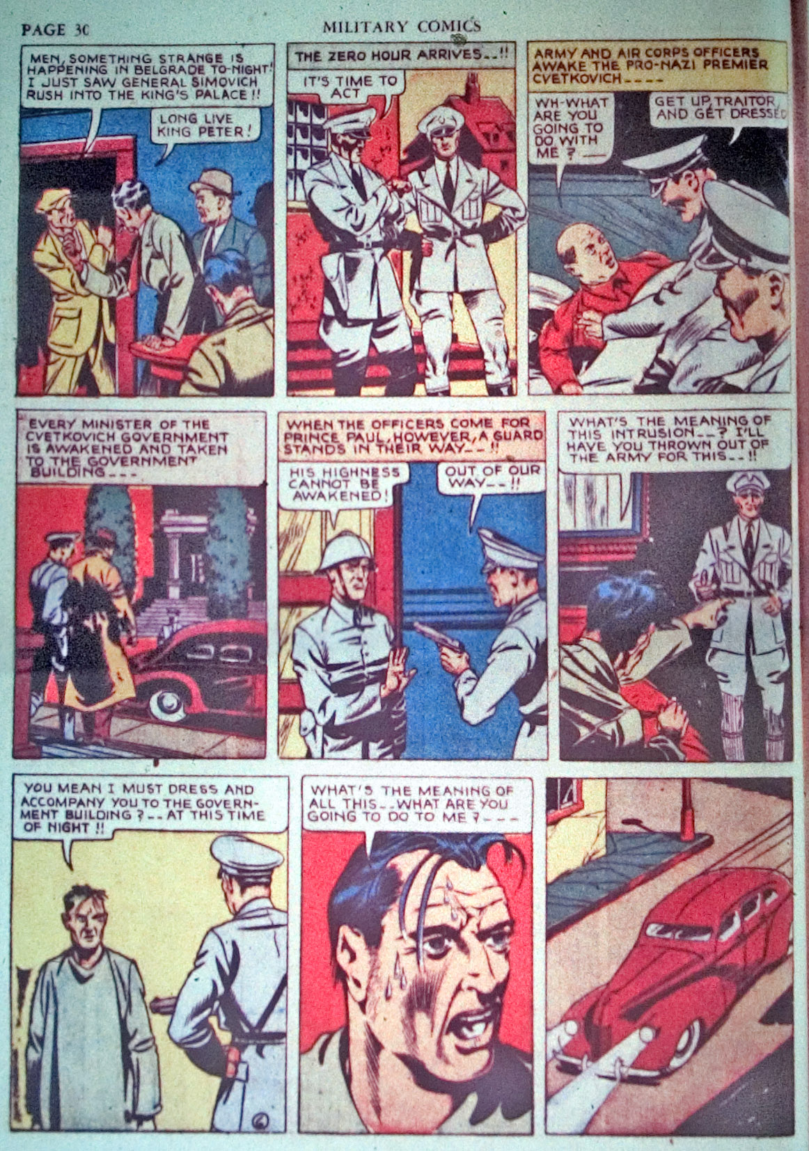 Military Comics #3 (Quality Comics), page 32. Public domain (US).