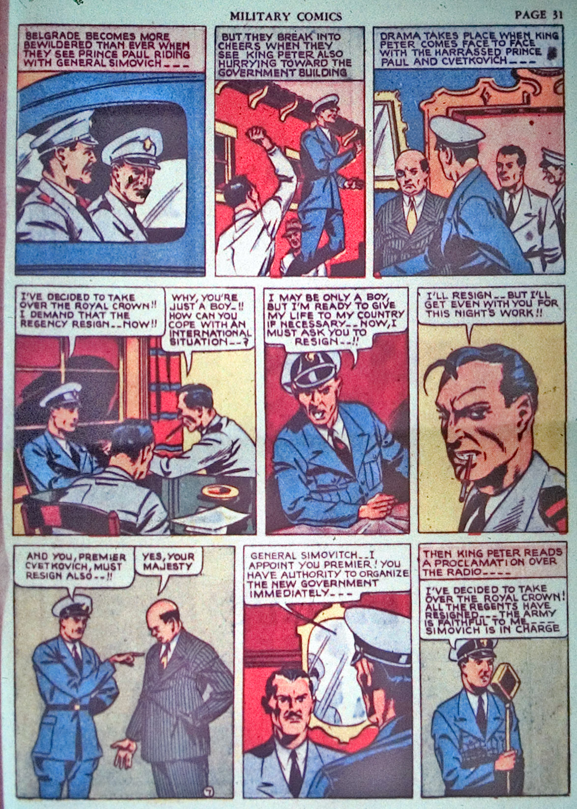 Military Comics #3 (Quality Comics), page 33. Public domain (US).