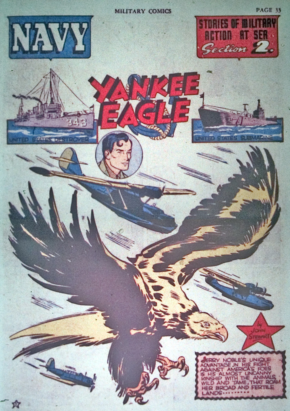 Military Comics #3 (Quality Comics), page 35. Public domain (US).