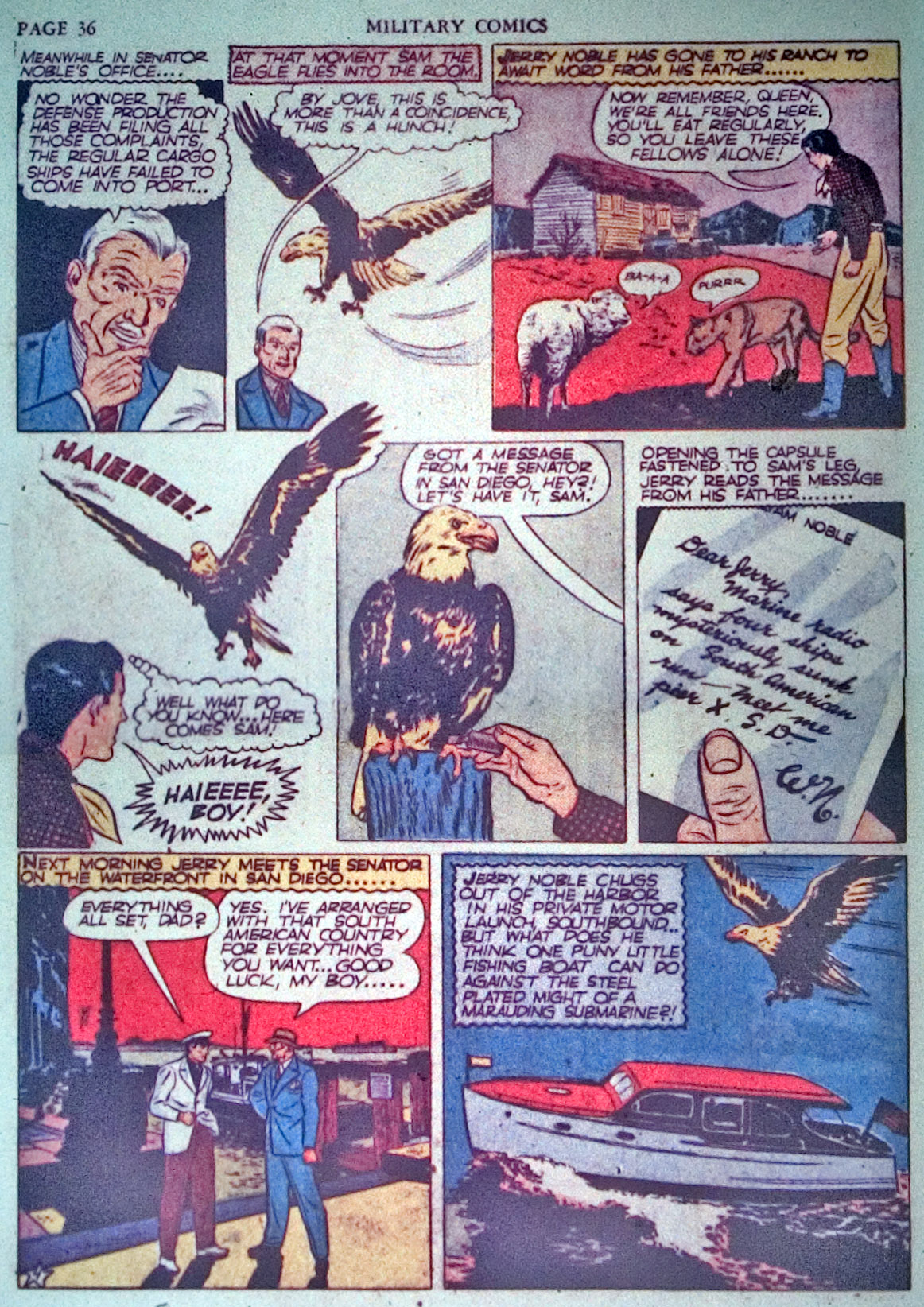 Military Comics #3 (Quality Comics), page 38. Public domain (US).