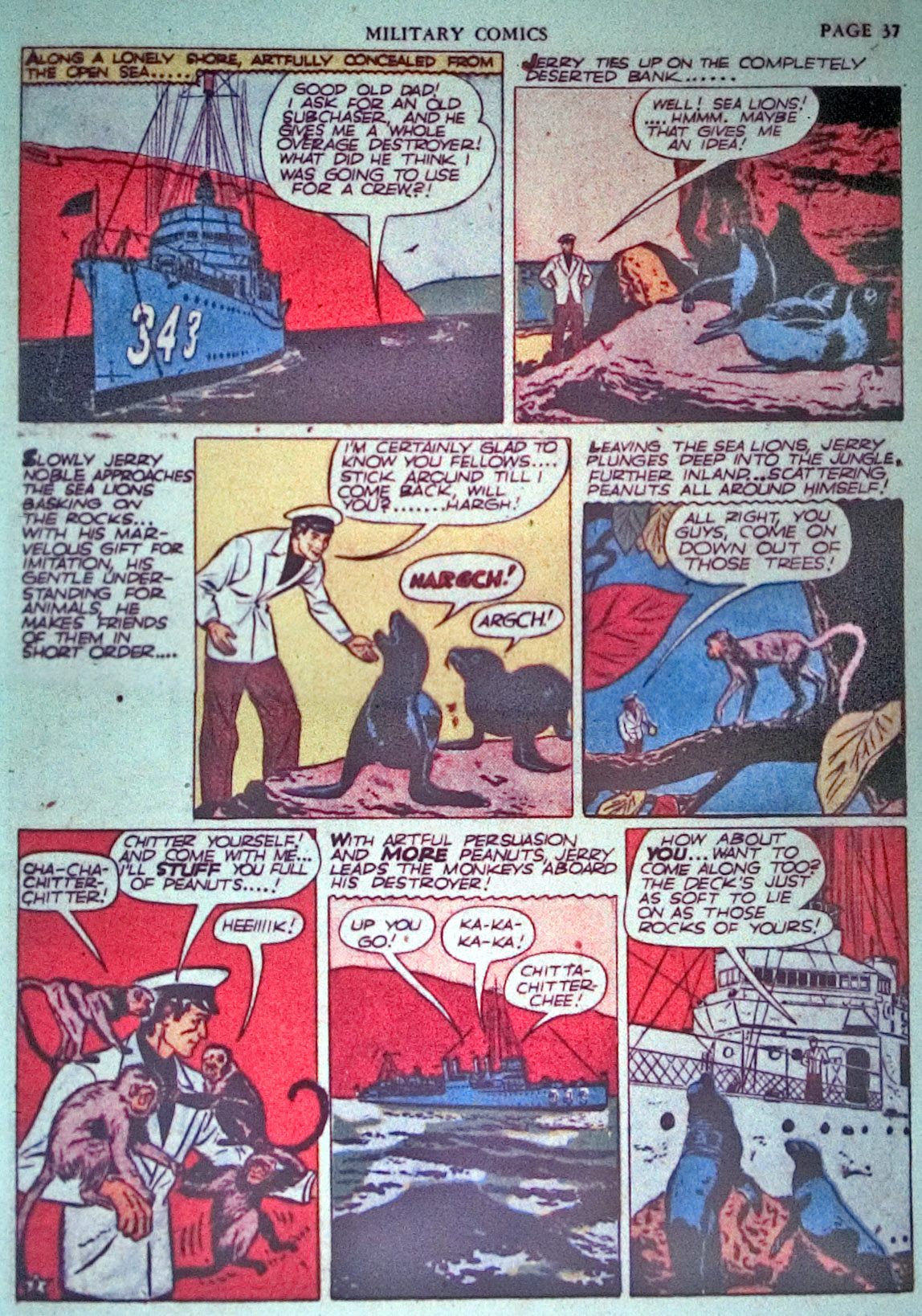 Military Comics #3 (Quality Comics), page 39. Public domain (US).