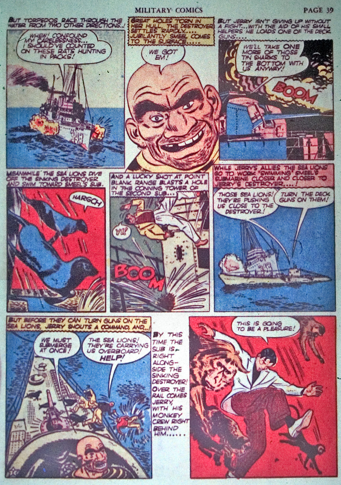 Military Comics #3 (Quality Comics), page 41. Public domain (US).