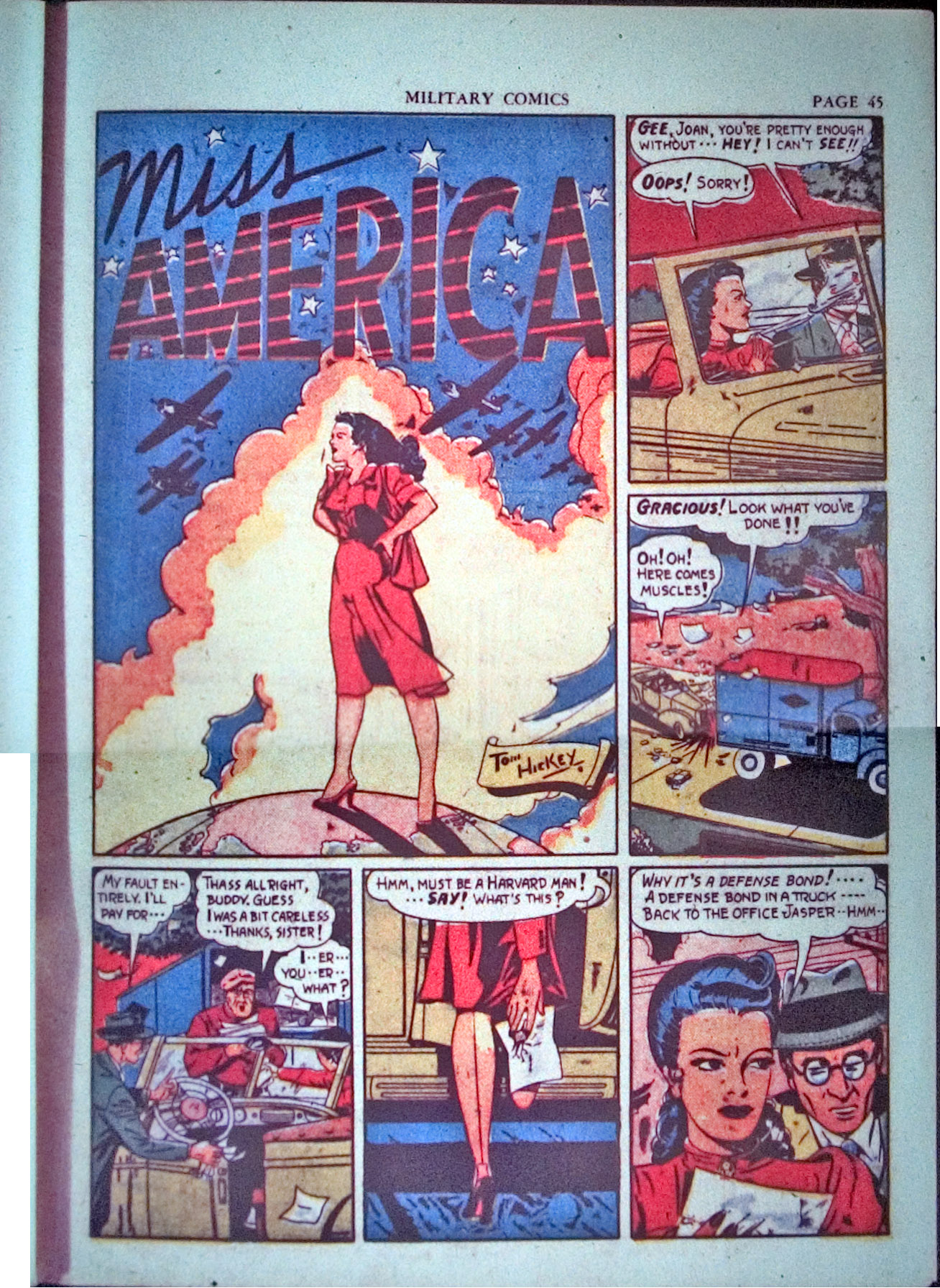 Military Comics #3 (Quality Comics), page 47. Public domain (US).