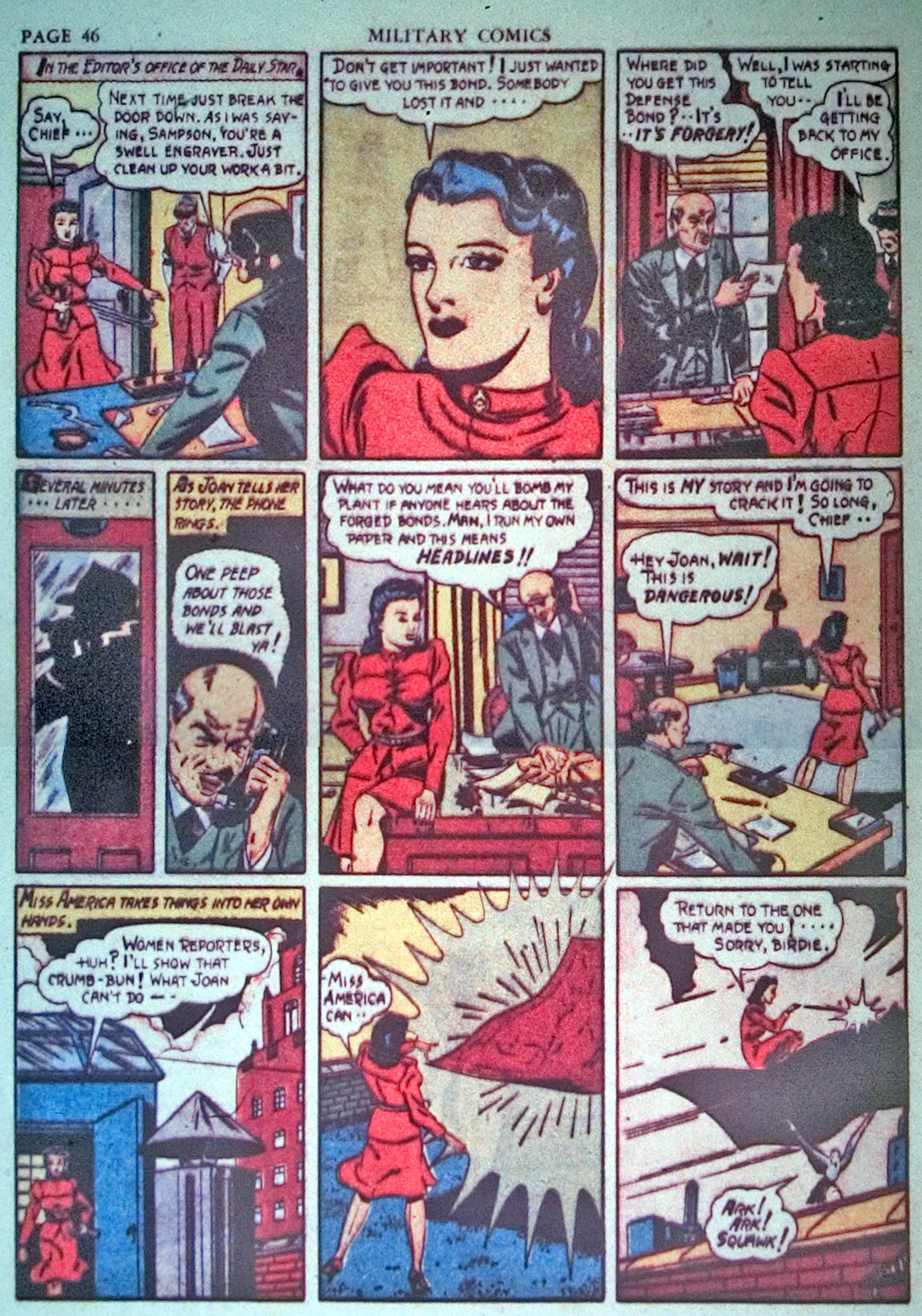 Military Comics #3 (Quality Comics), page 48. Public domain (US).