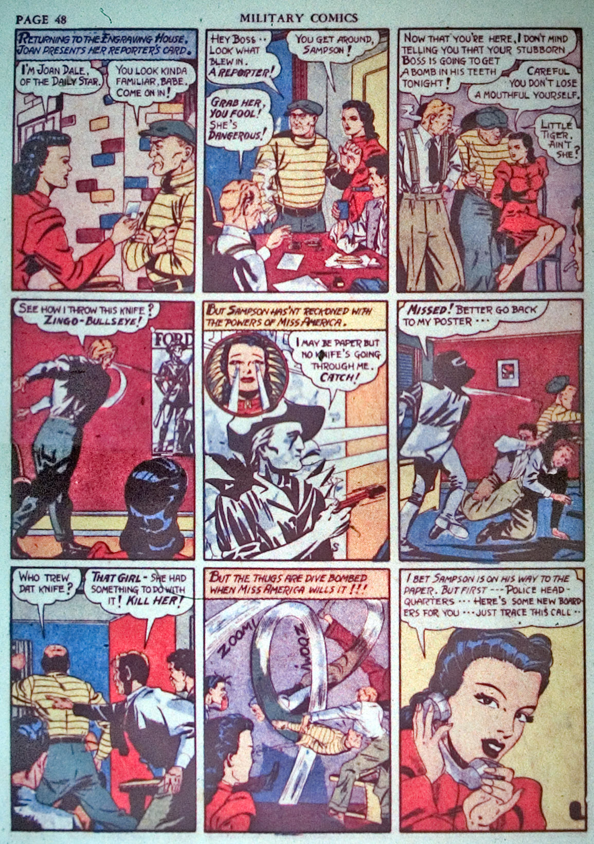 Military Comics #3 (Quality Comics), page 50. Public domain (US).
