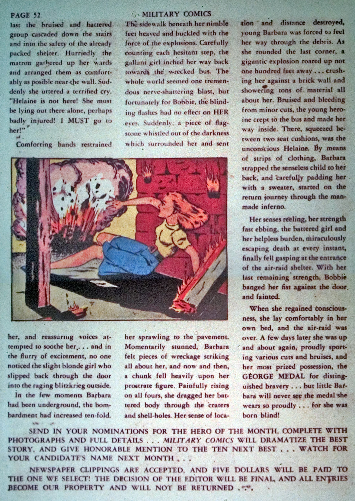 Military Comics #3 (Quality Comics), page 54. Public domain (US).