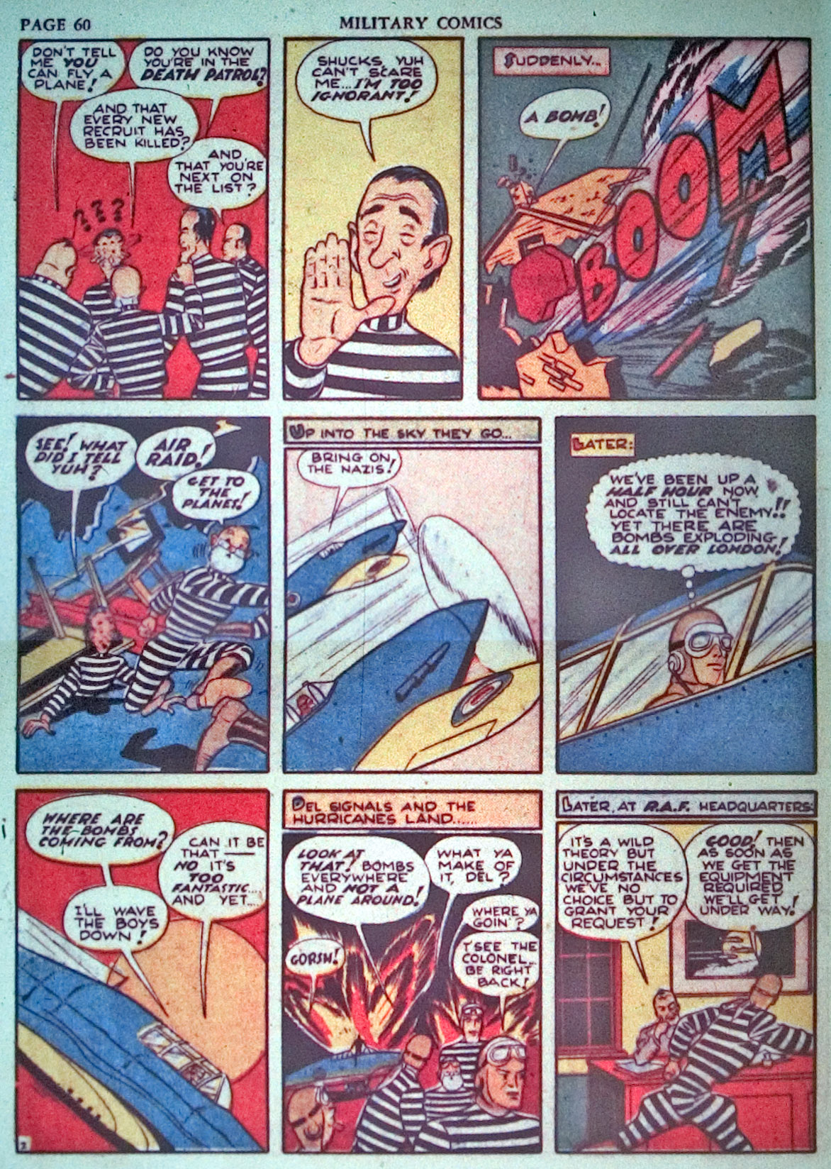 Military Comics #3 (Quality Comics), page 62. Public domain (US).