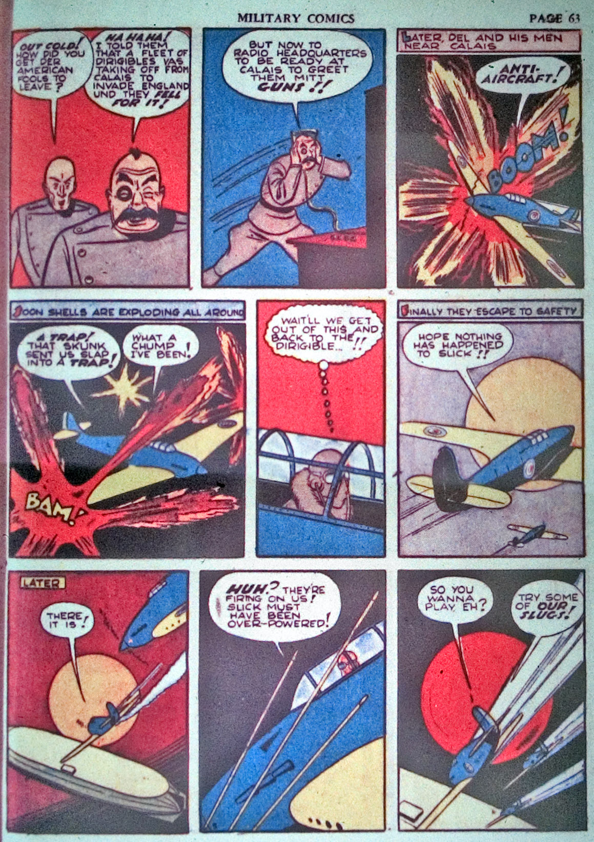 Military Comics #3 (Quality Comics), page 65. Public domain (US).